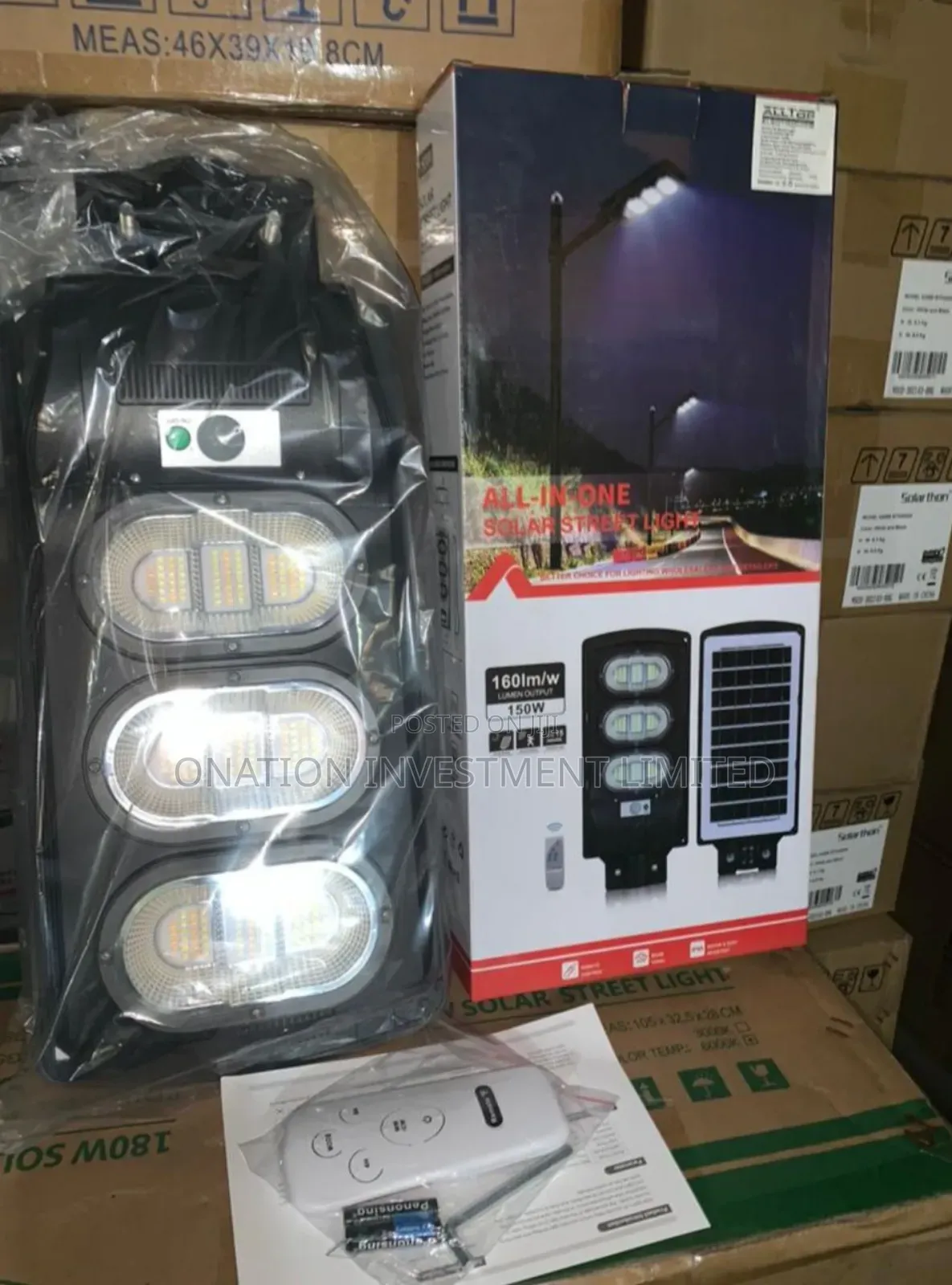 150w All in One Street Light Alltop