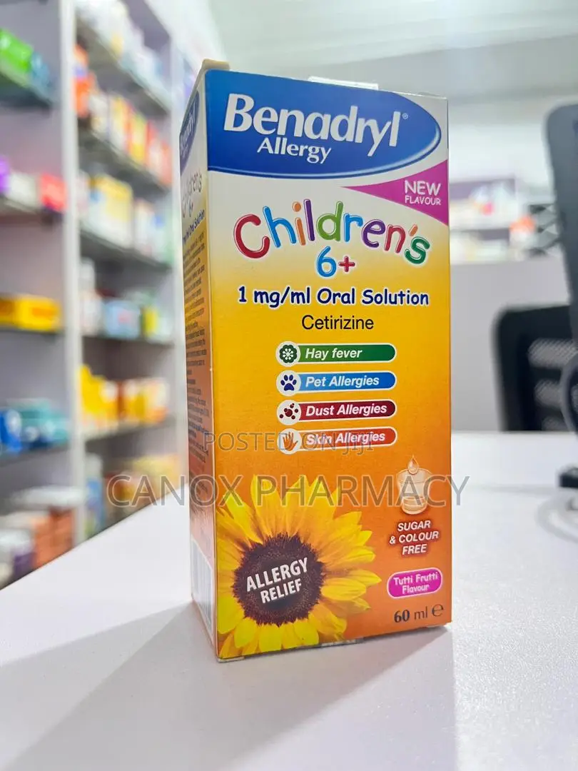 Benadryl Allergy Children’S Syrup 6+Yrs - 60ml
