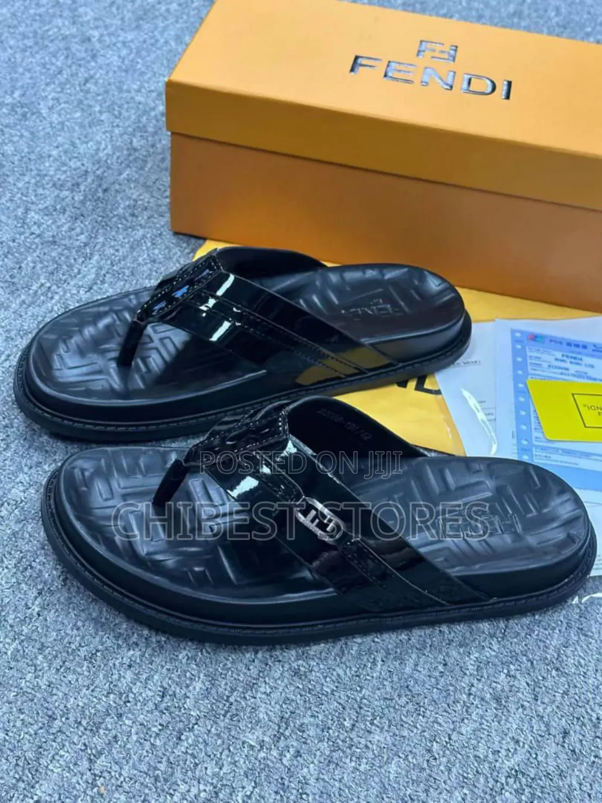Luxury Fendi Mens Slippers