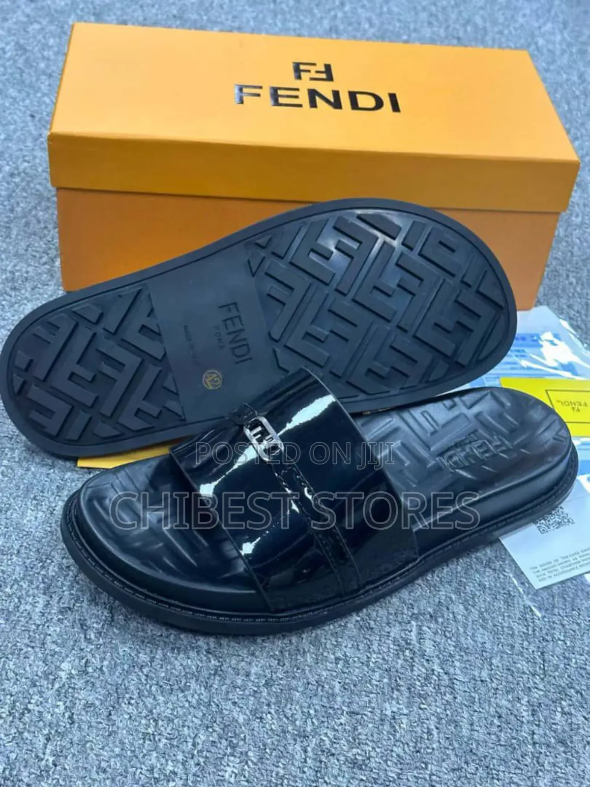 Luxury Fendi Mens Slippers