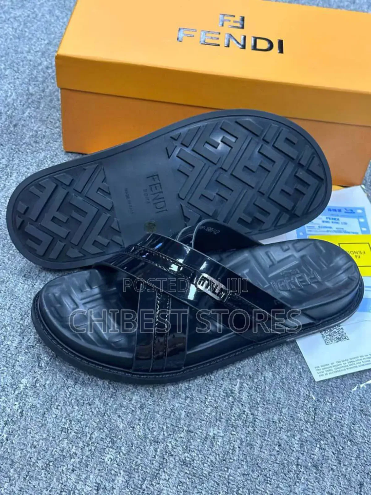 Luxury Fendi Mens Slippers