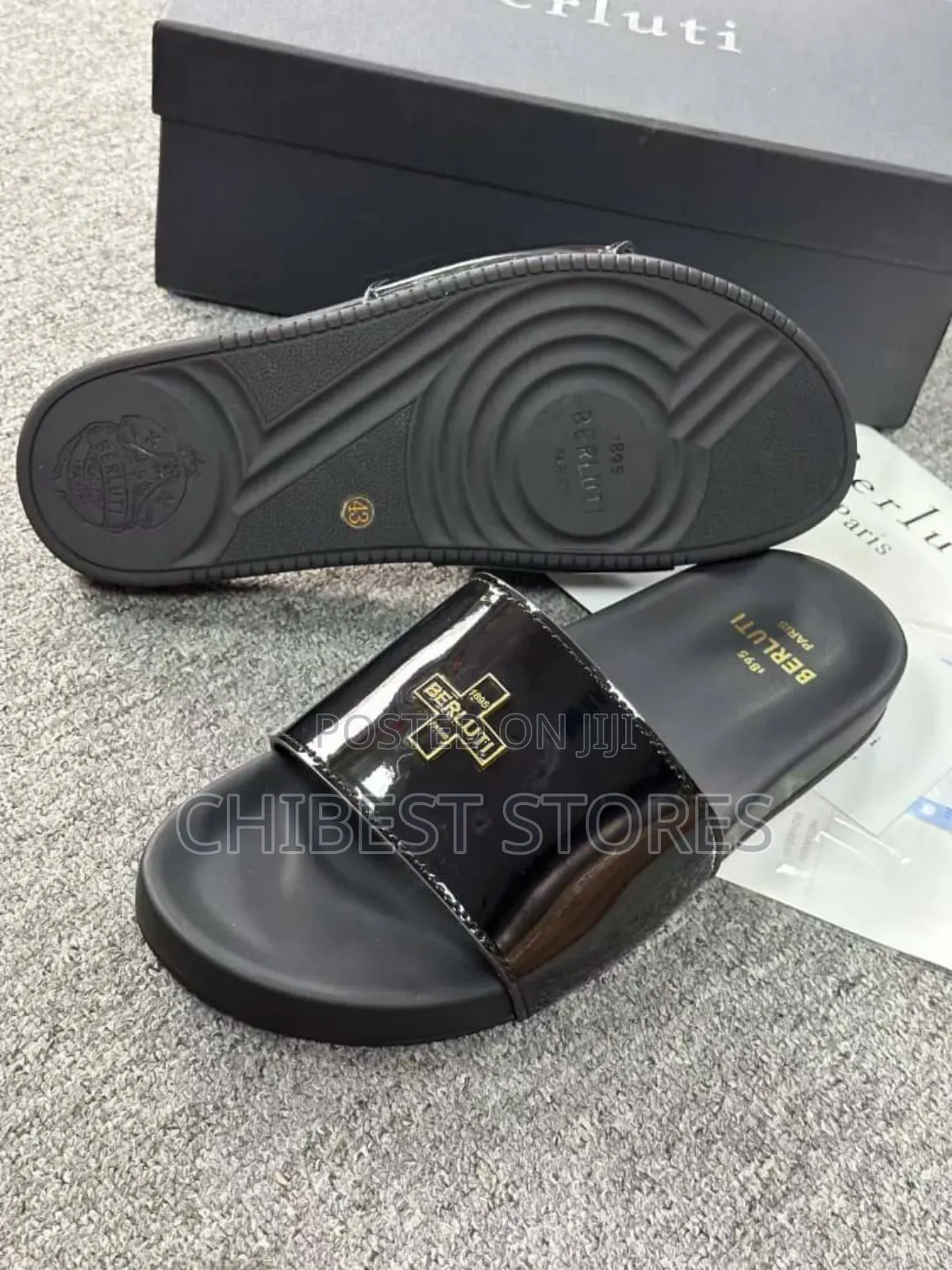 Luxury Berluti Mens Slippers