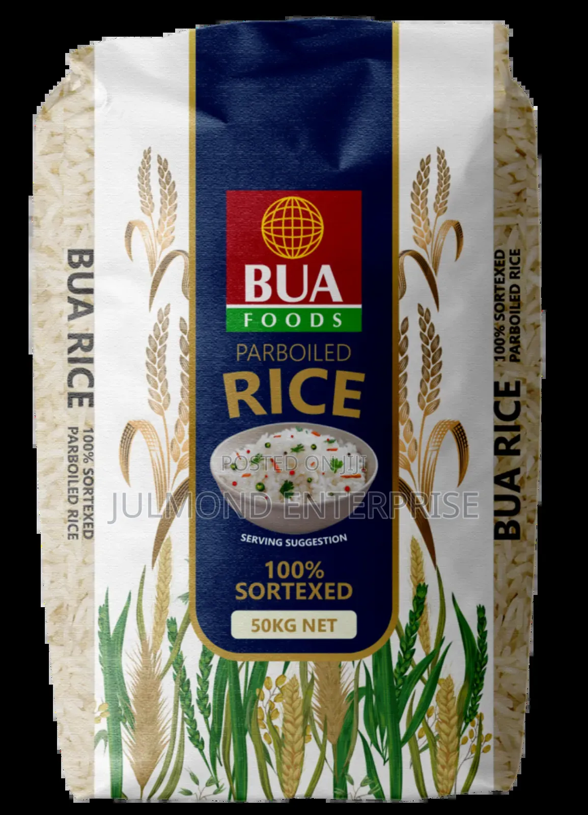 Bua Parboiled Rice 100% Sortexed Rice