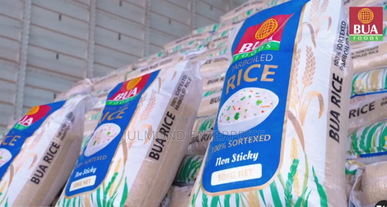 Bua Parboiled Rice 100% Sortexed Rice