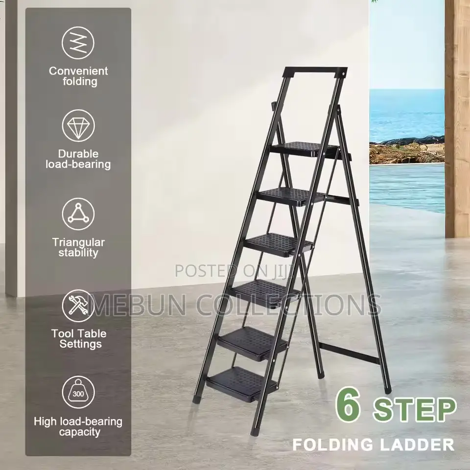 Step Ladder With Space for Work Tools