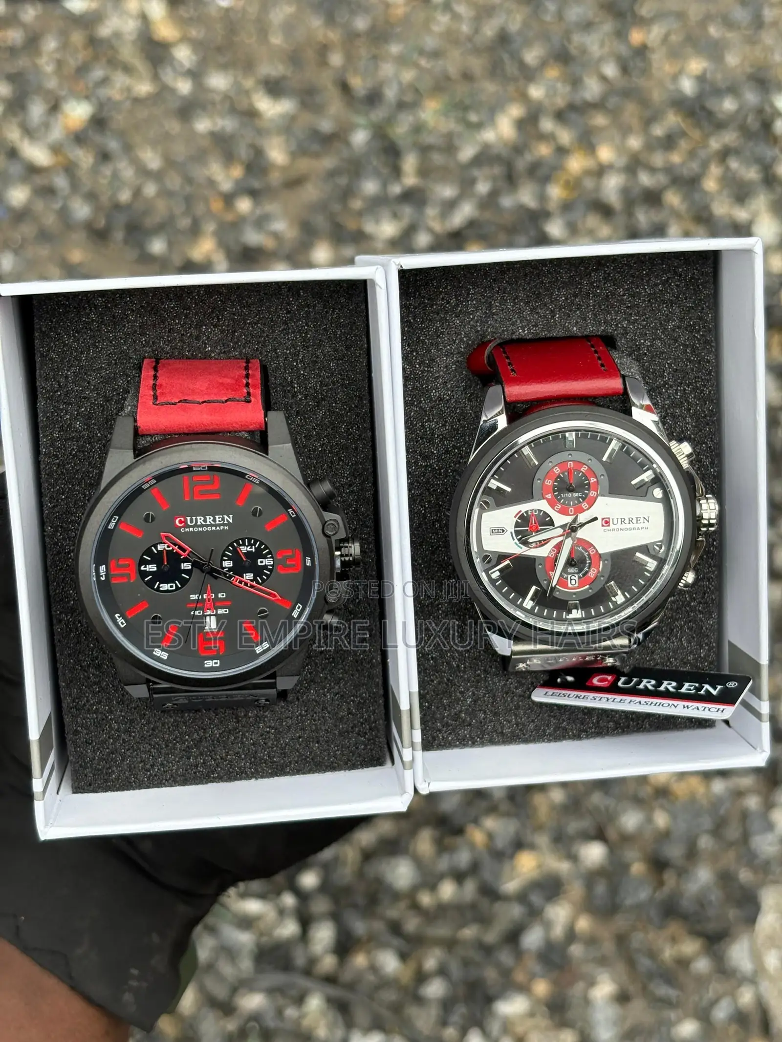 High Quality Luxury Curren Leather Strap Wristwatch