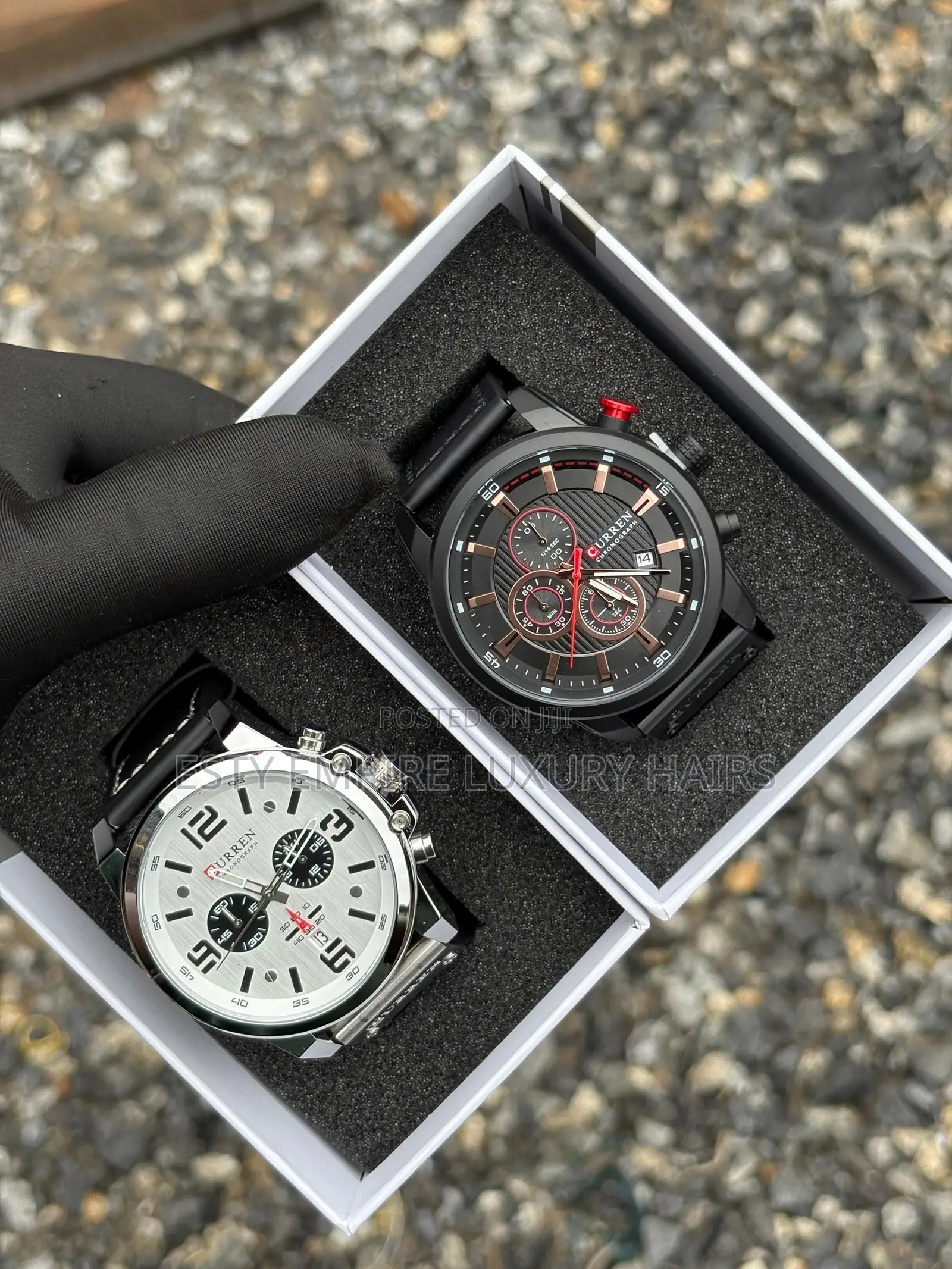 High Quality Luxury Curren Leather Strap Wristwatch