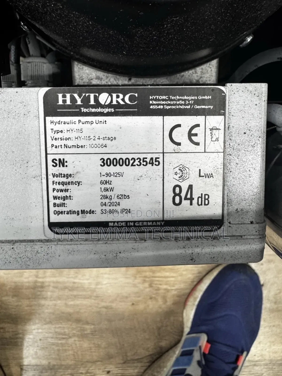 Hytorc Electric Hydraulic Torque Pump Machine
