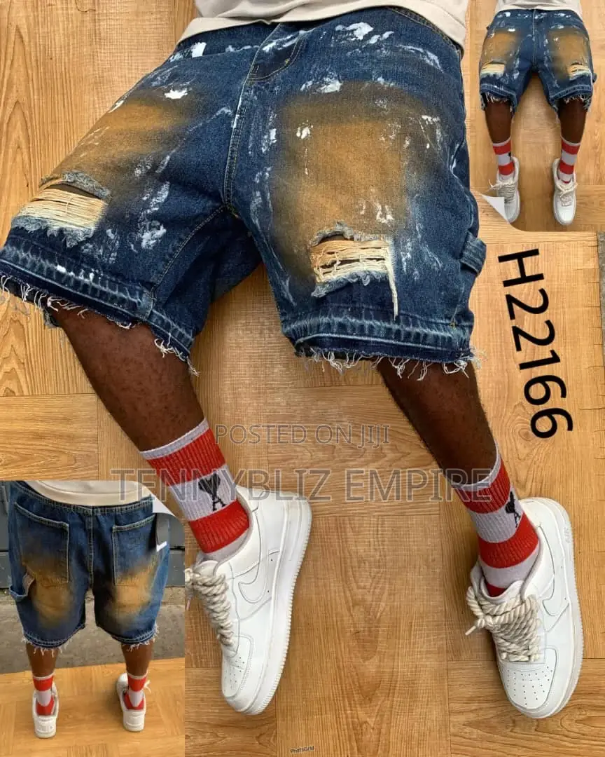 Rugged And Bold Latest Quality Luxury Jeans Shorts