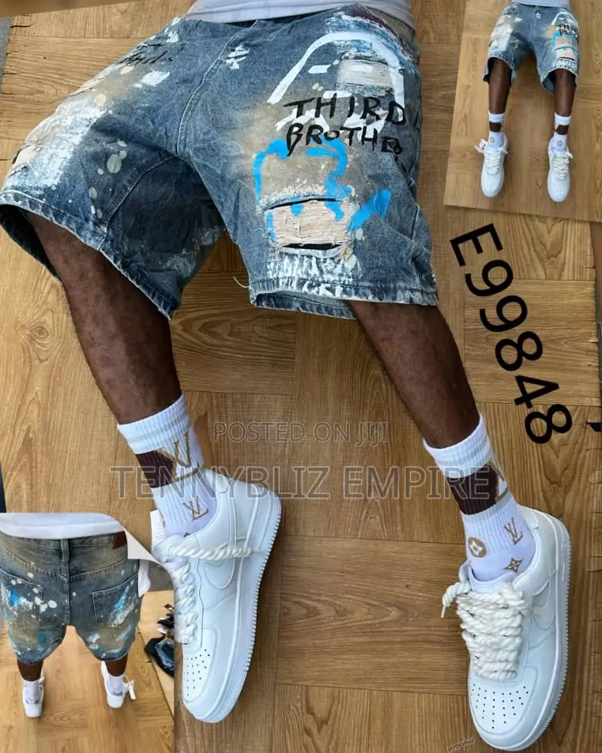 Rugged And Bold Latest Quality Luxury Jeans Shorts