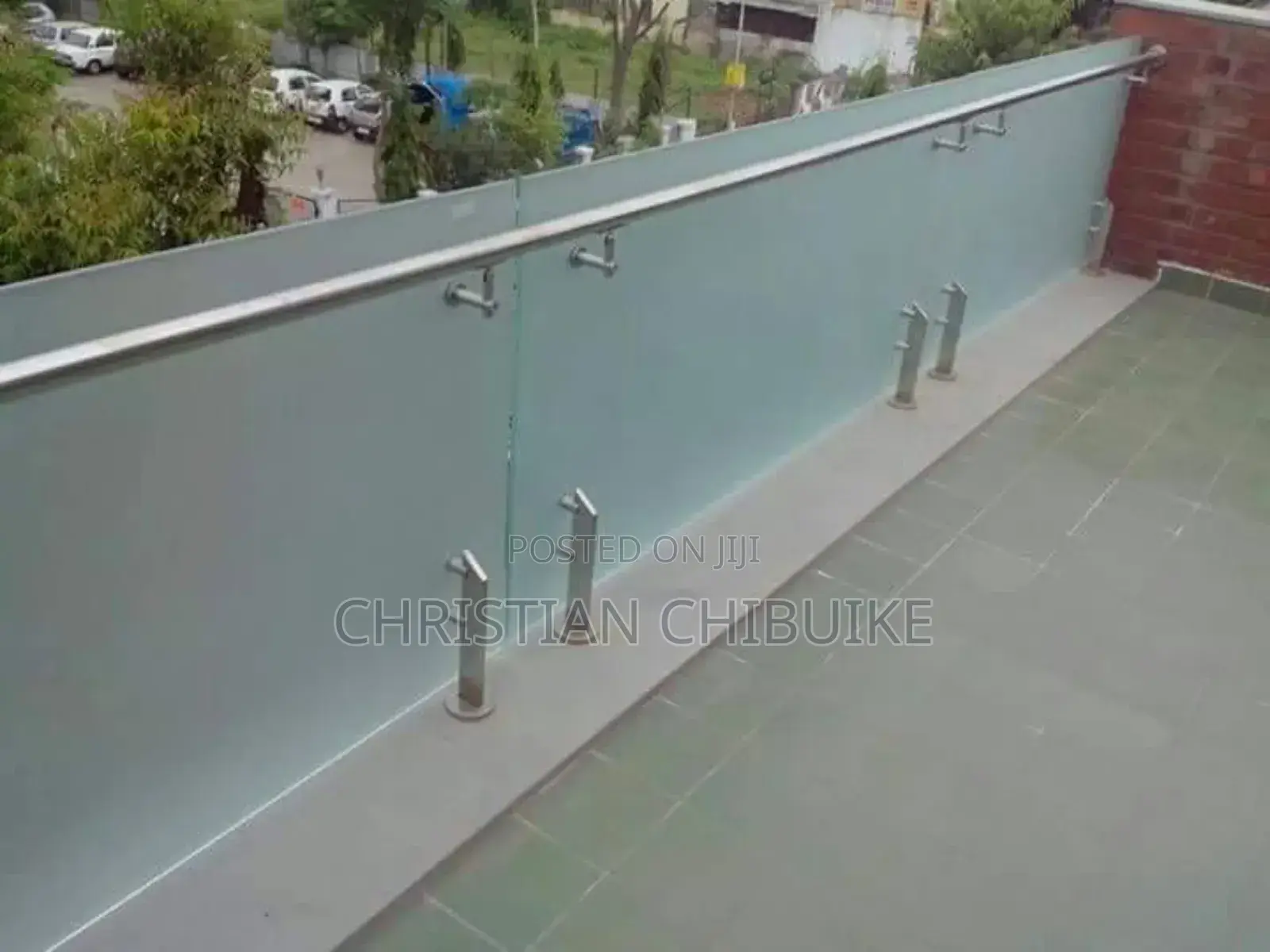 Stainless Handrail Glass