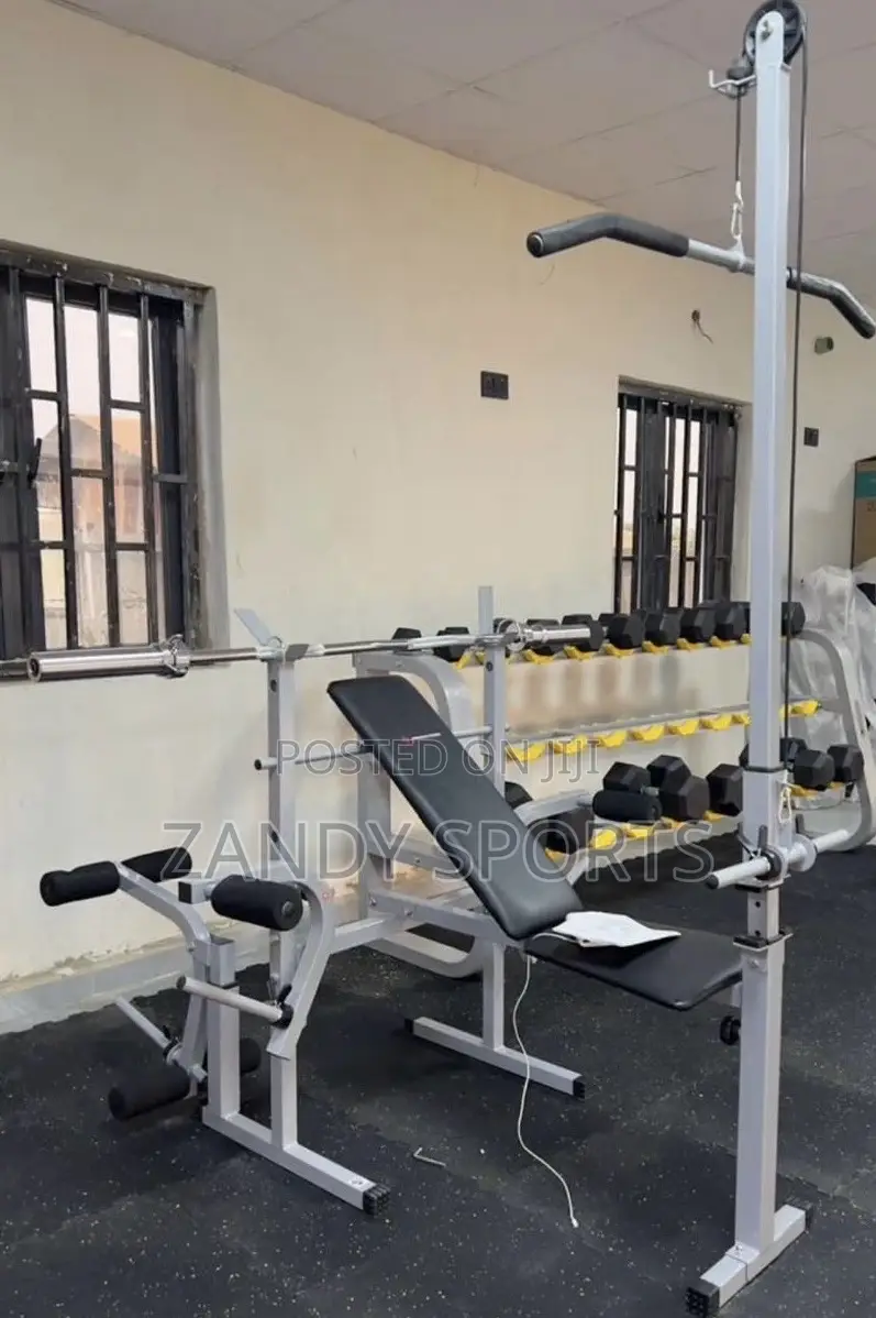 Weight Bench With Latpole 101