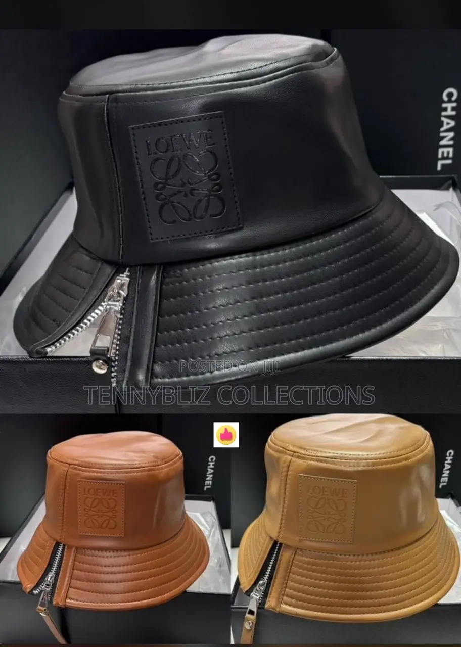 Wizkid-Inspired Loewe Luxury Latest Leather Hat Cap