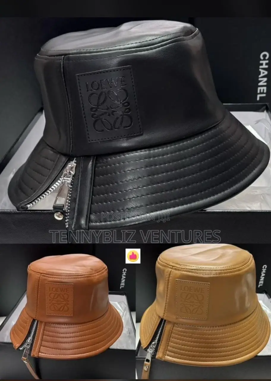 Wizkid-Inspired Loewe Luxury Latest Leather Hat Cap
