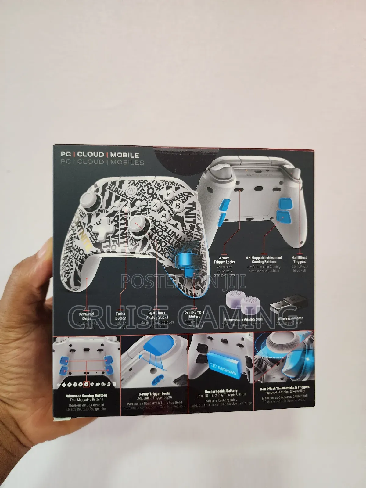 Powera OPS V1 Wireless Controller Pad Computer Playstation Back Button