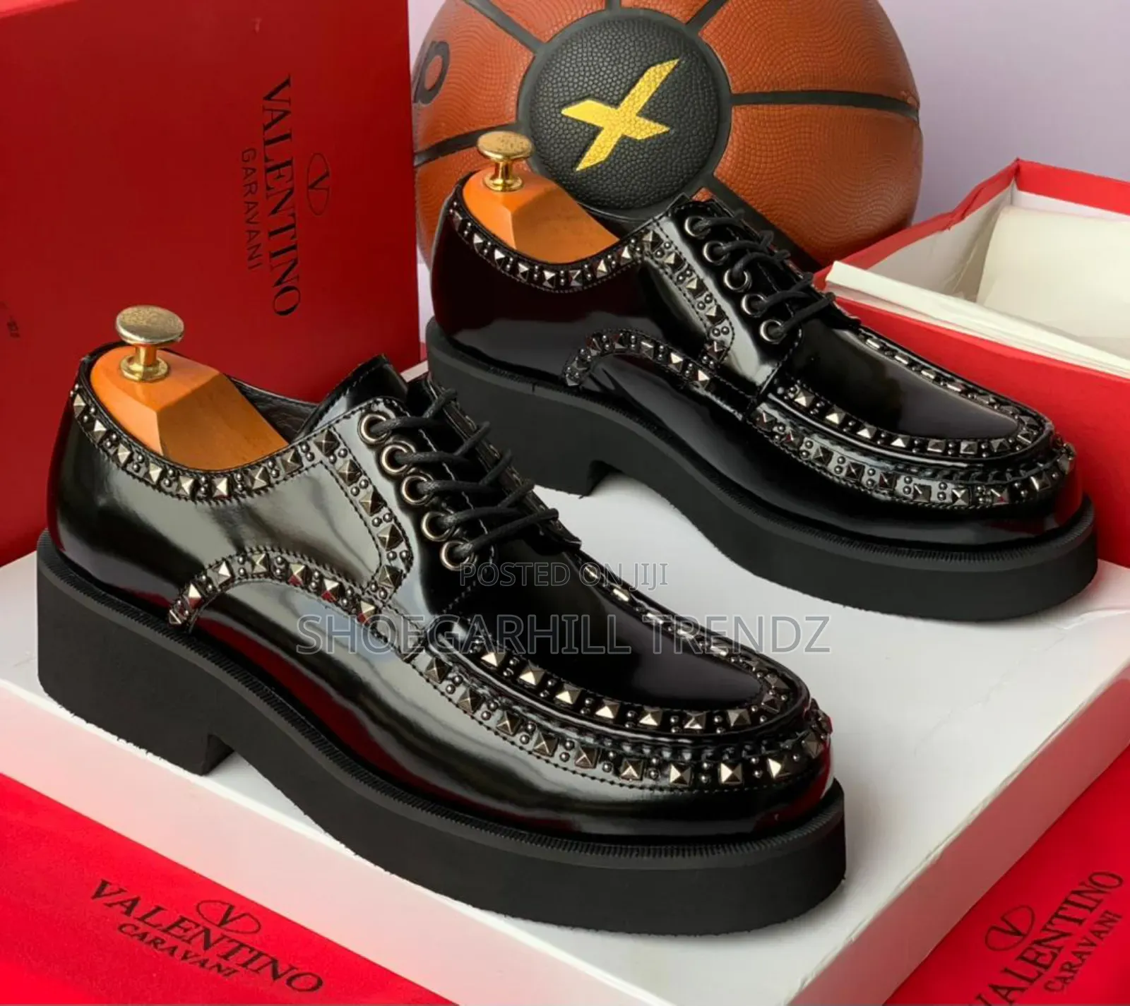Valentino Lace and Loafer Patent Shoes