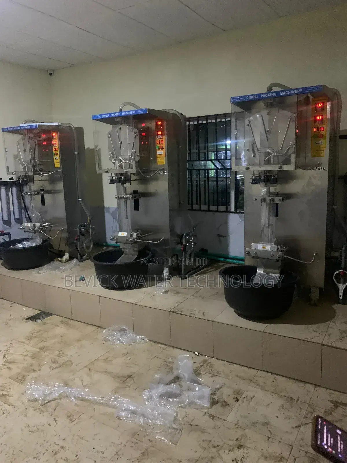 Complete Sachet Water Setup-Brand New Machines +Installation