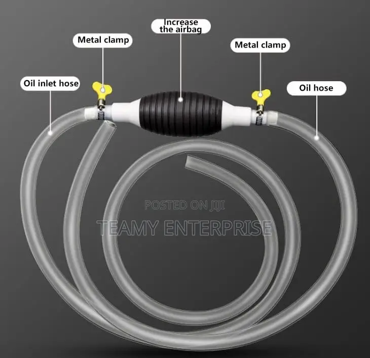 Manual Liquid Transfer Pump Kit - Water and Fuel Siphon