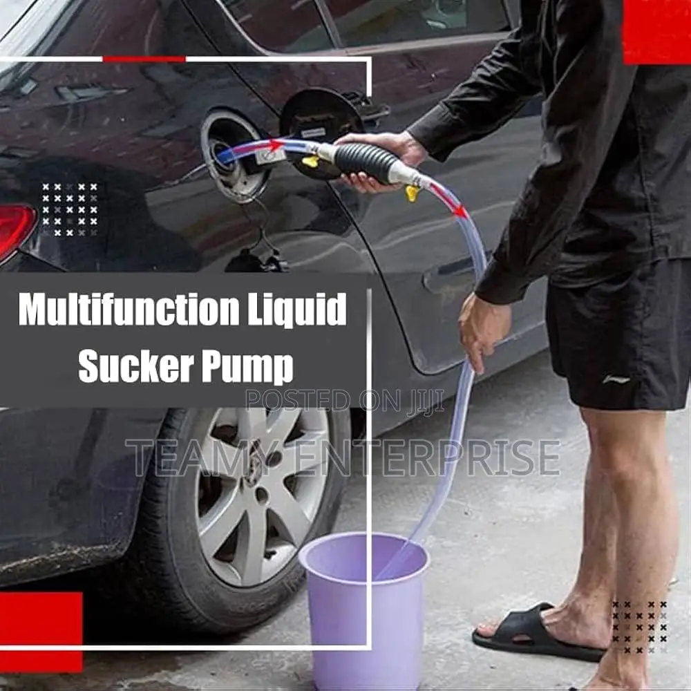 Manual Liquid Transfer Pump Kit - Water and Fuel Siphon
