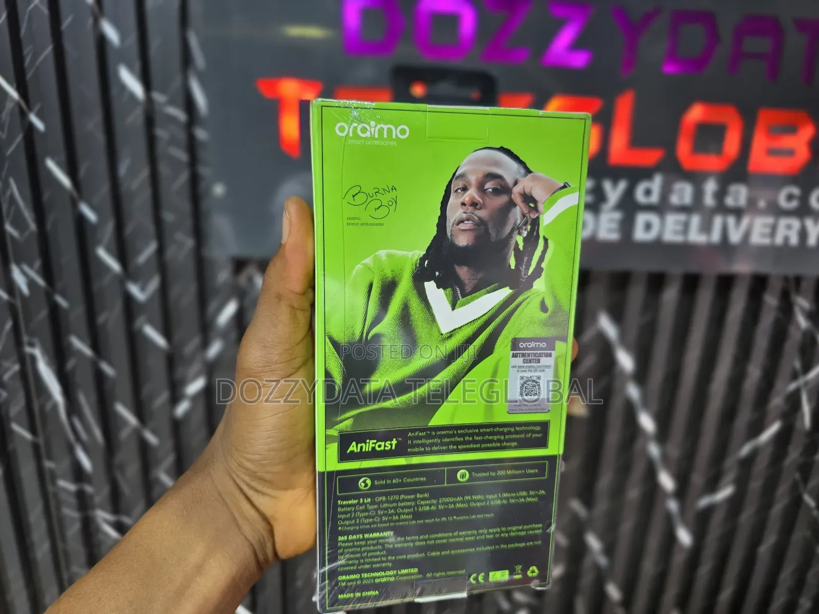 Oraimo 27000mah Type-C Two-Way Fast Charging Powerbank
