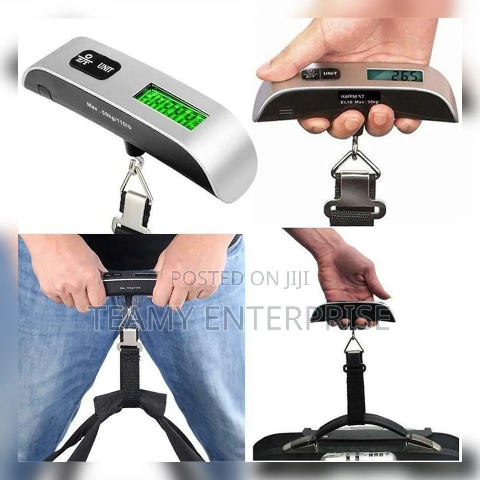 Electronic Digital Luggage Scale - Hanging Handheld Scale