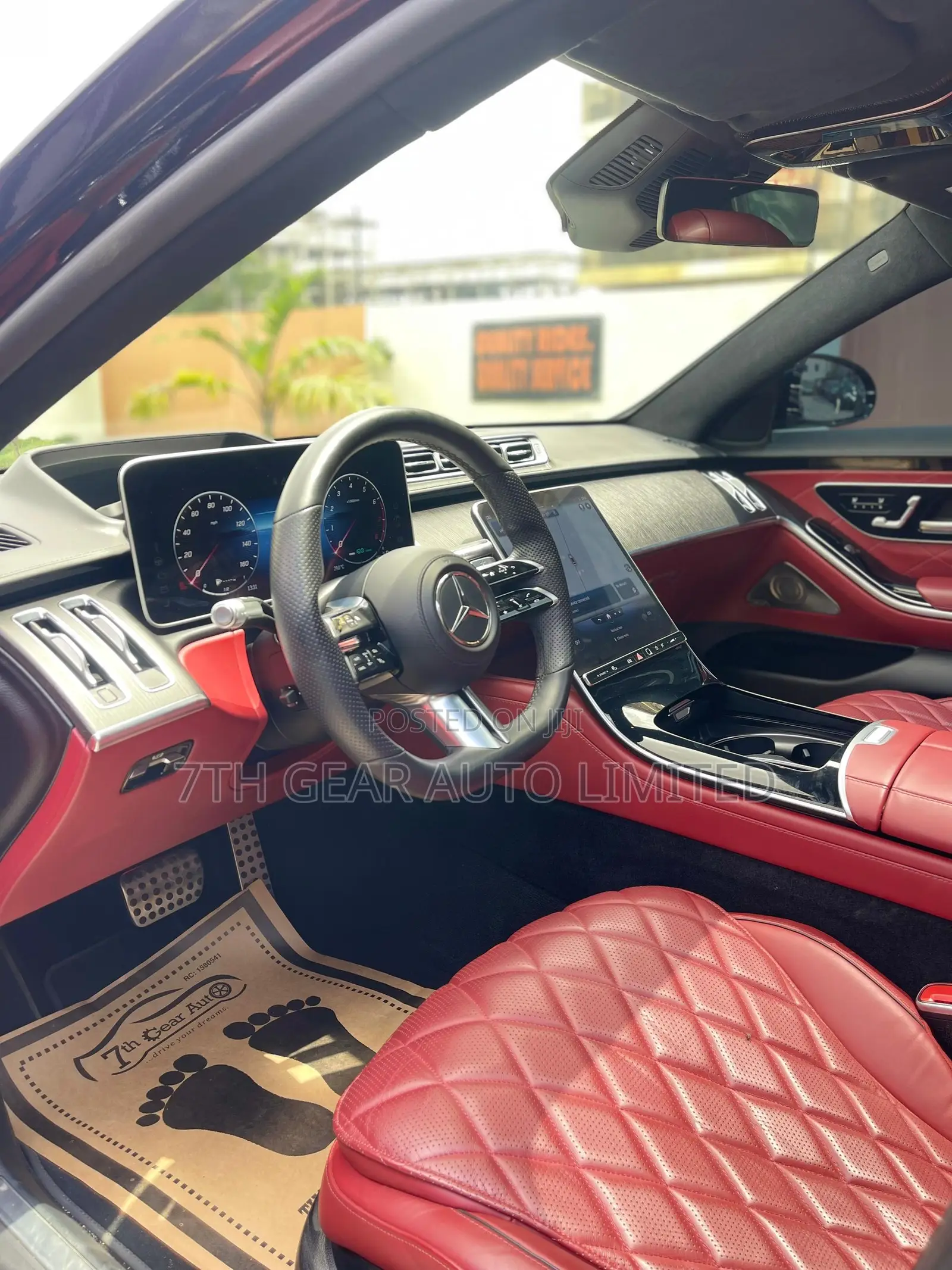 Mercedes-Benz S-Class S 580 4MATIC 2023 Red