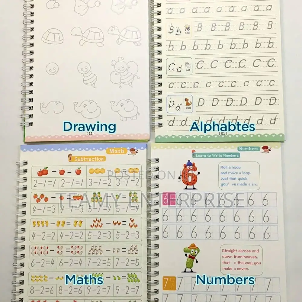 Magic Groove Practice Copybook Calligraphy Book Preschool