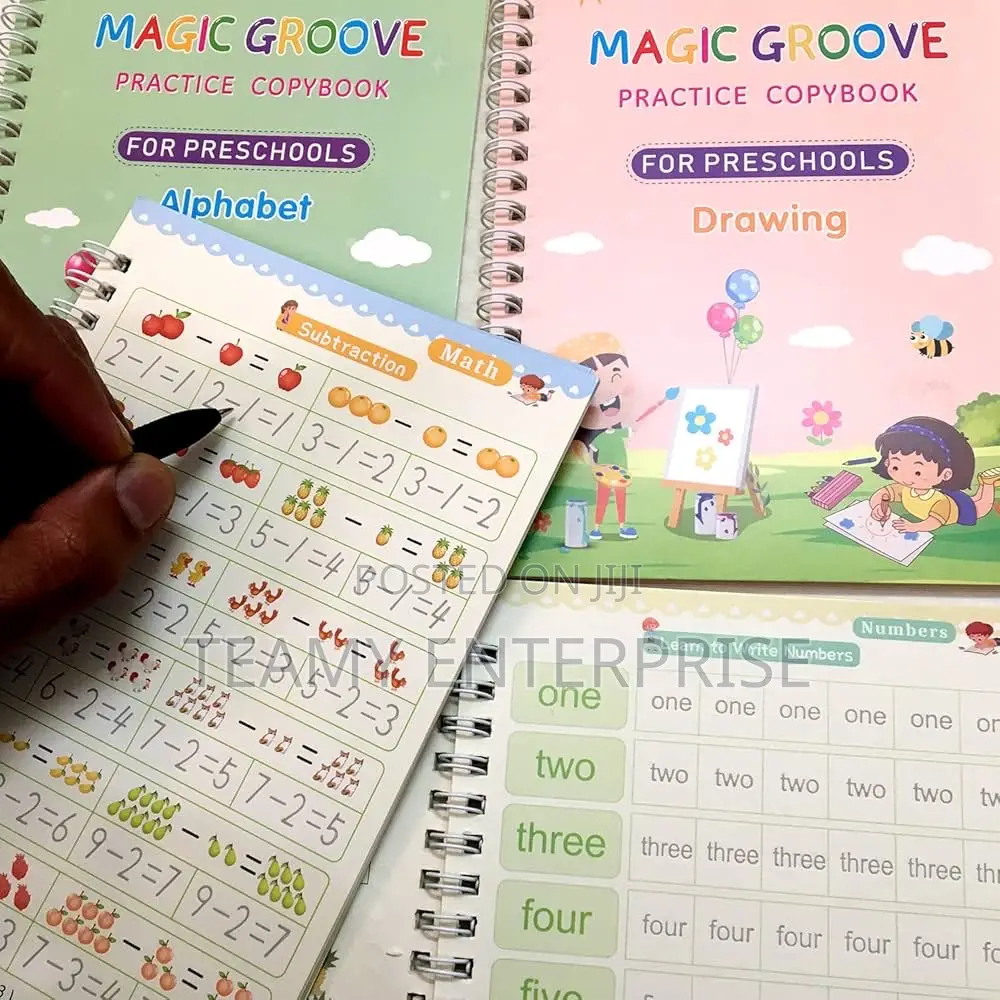 Magic Groove Practice Copybook Calligraphy Book Preschool