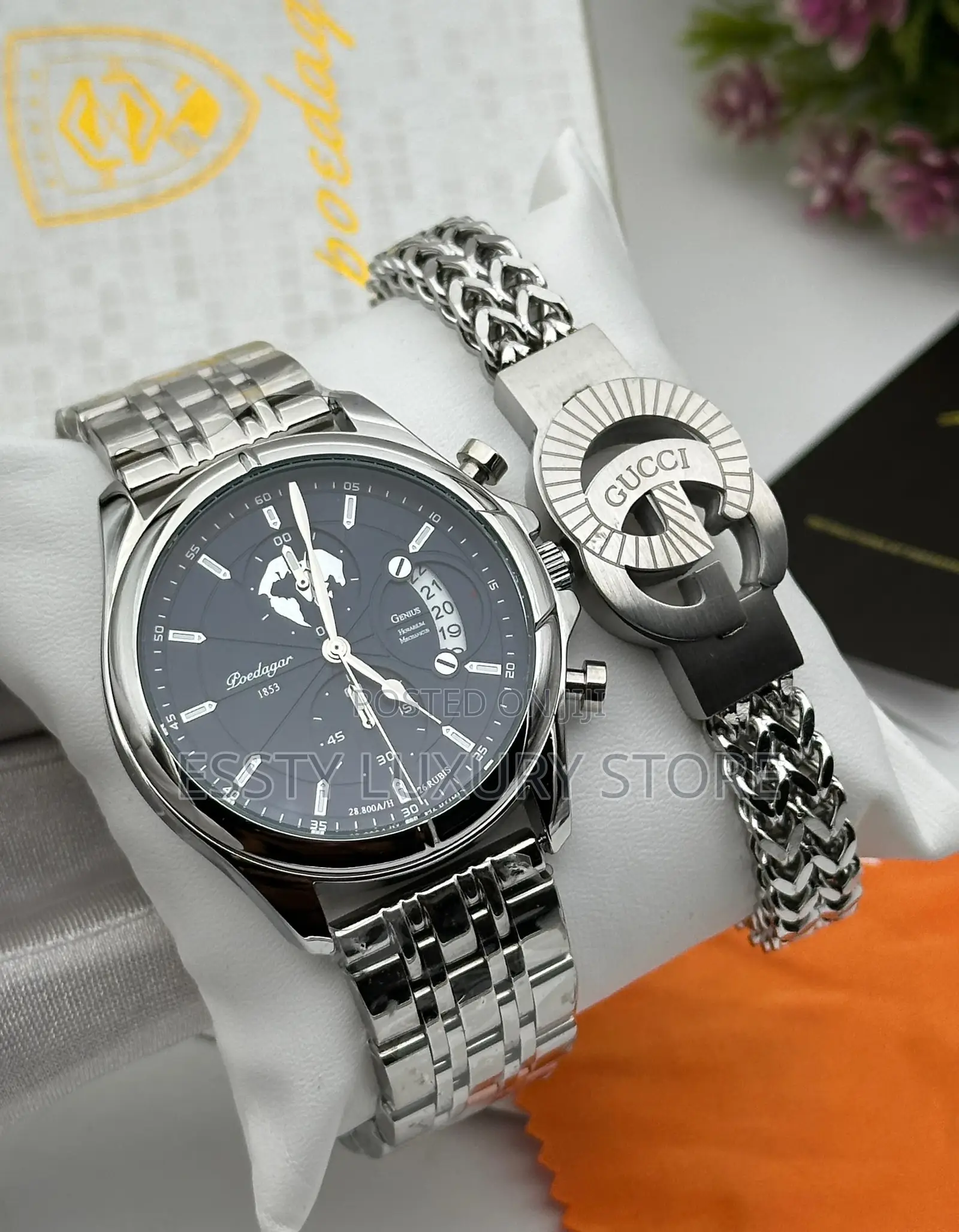 Poedagar Top Luxury Brand With Bracelet