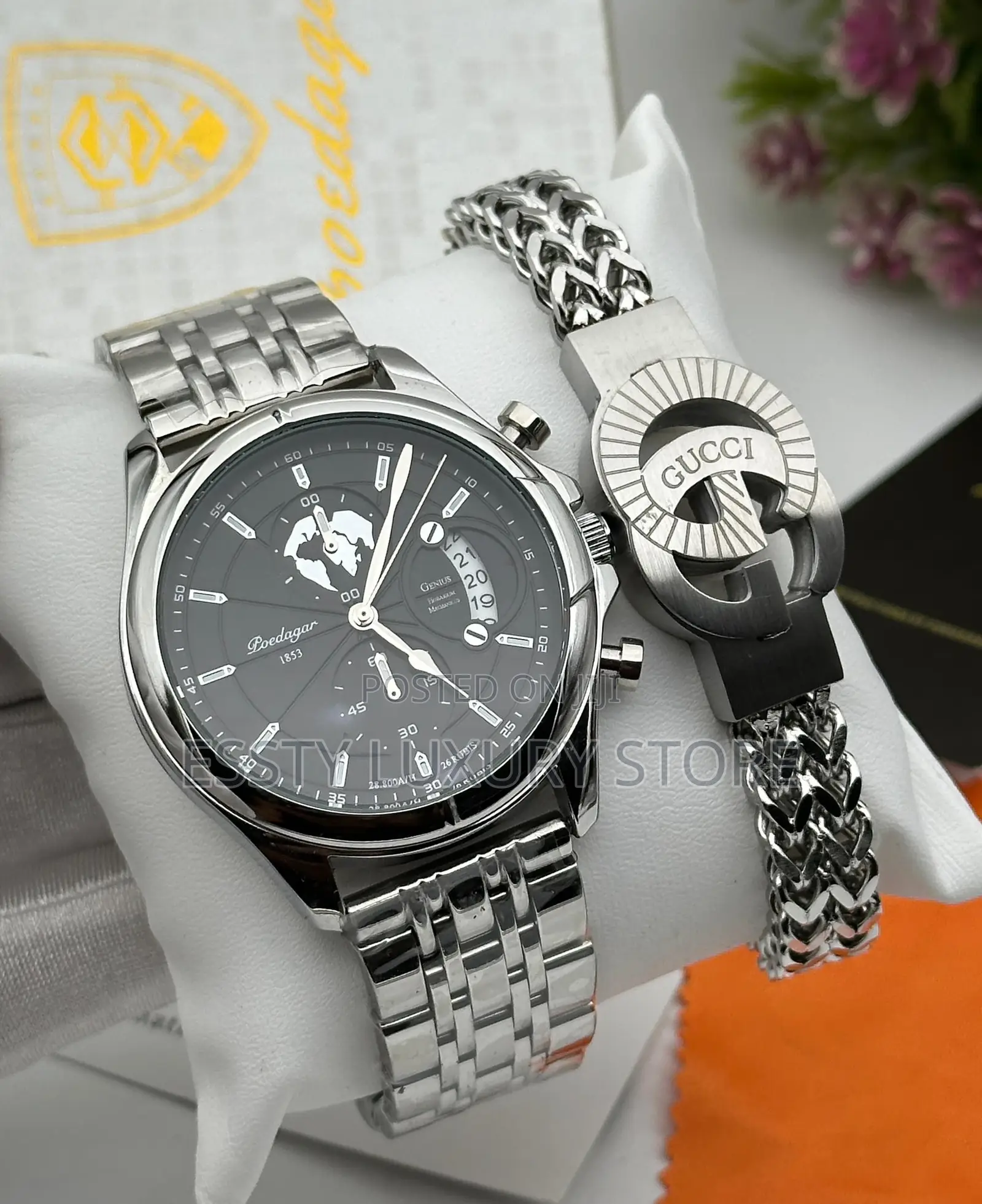 Poedagar Top Luxury Brand With Bracelet