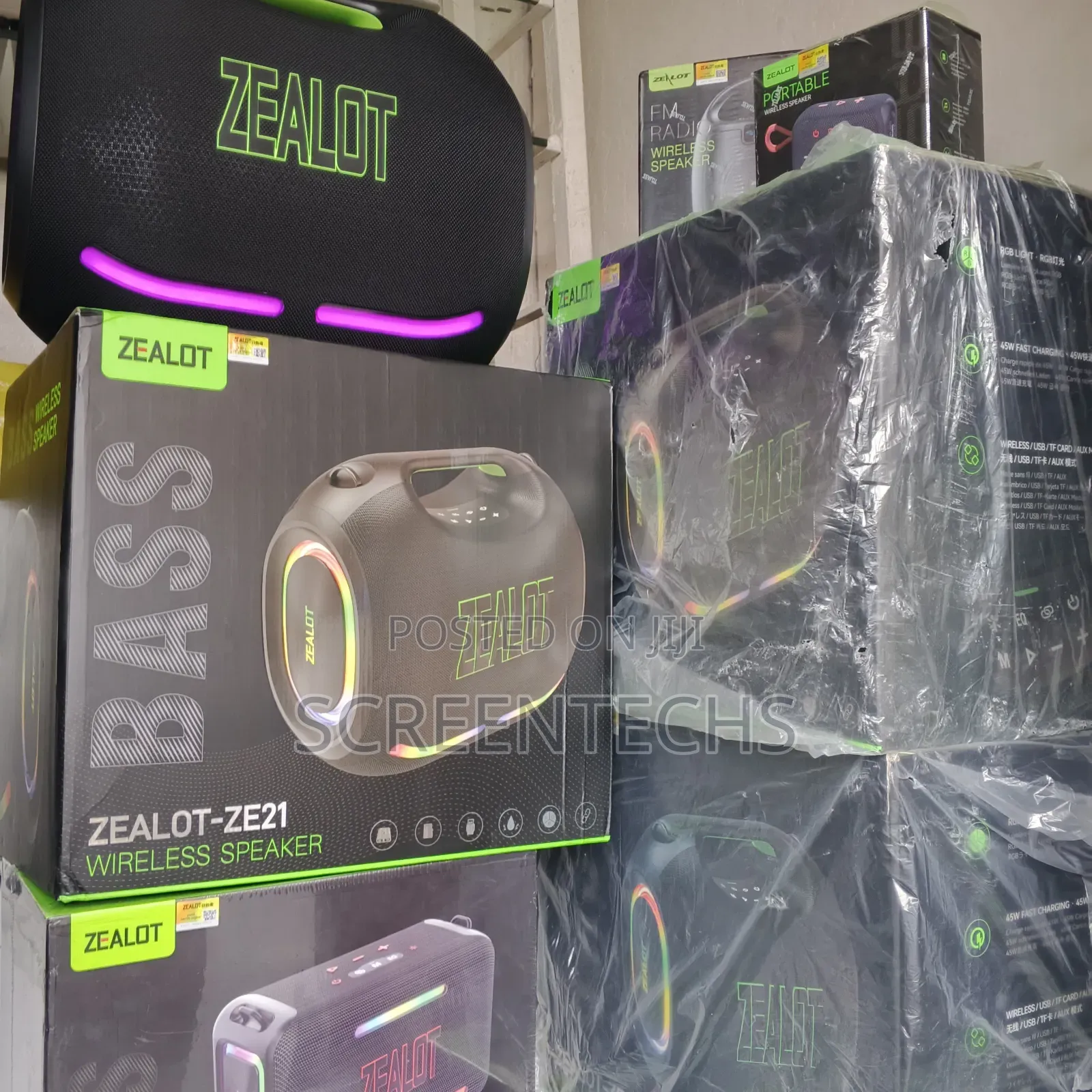 250watts Zealot Ze21 Rechargeable Bluetooth Speaker