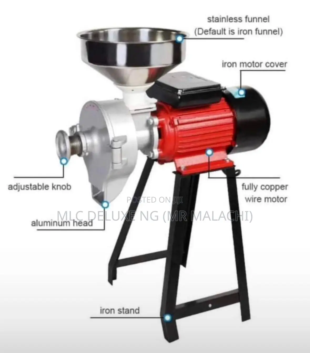 Commercial Wet And Drying Electric Grinding Machine (2 Teeth