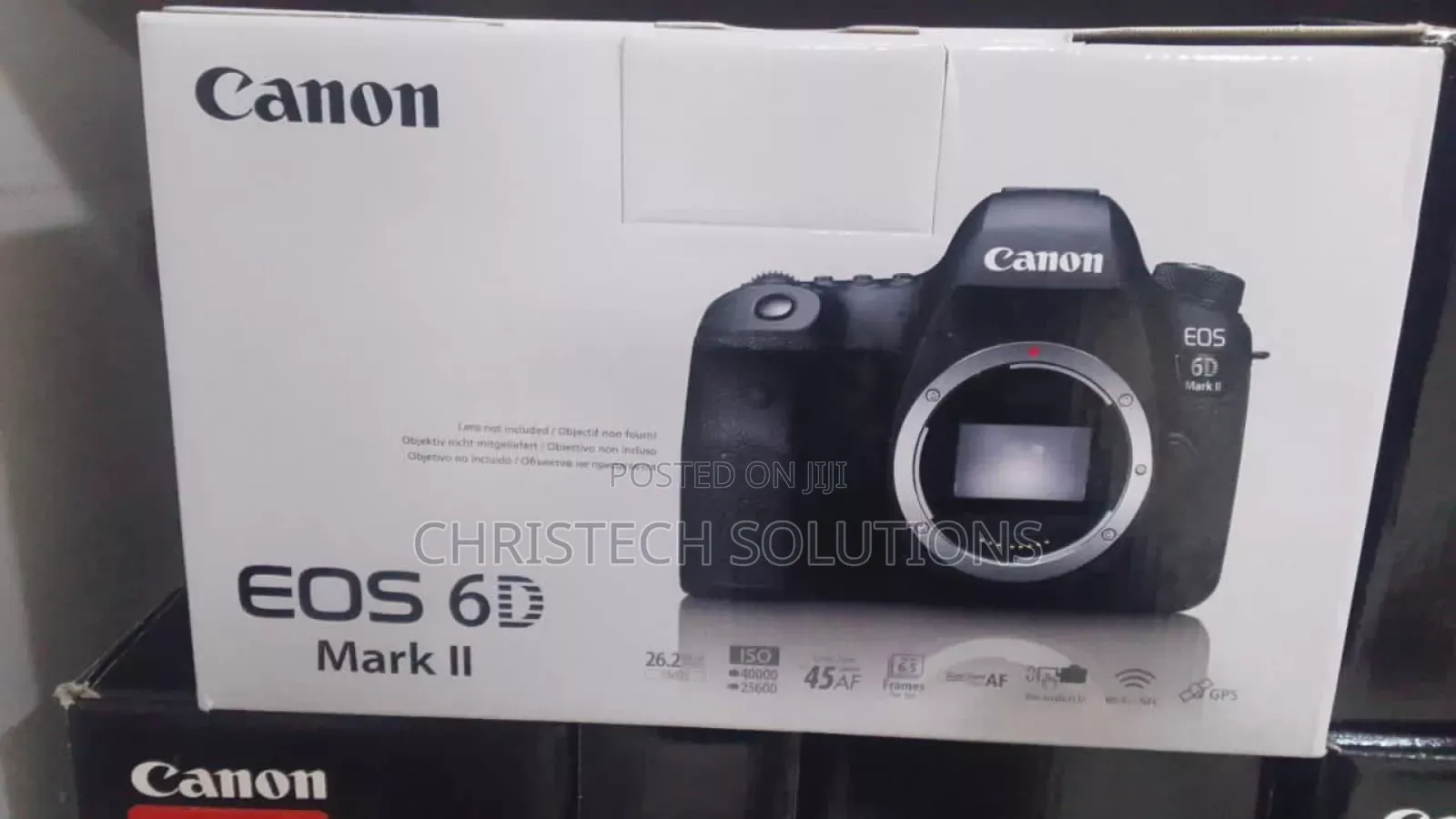 Canon Eos 6d Mark Ii Dslr Camera With 24-105mm F/3.5-5.6 Stm
