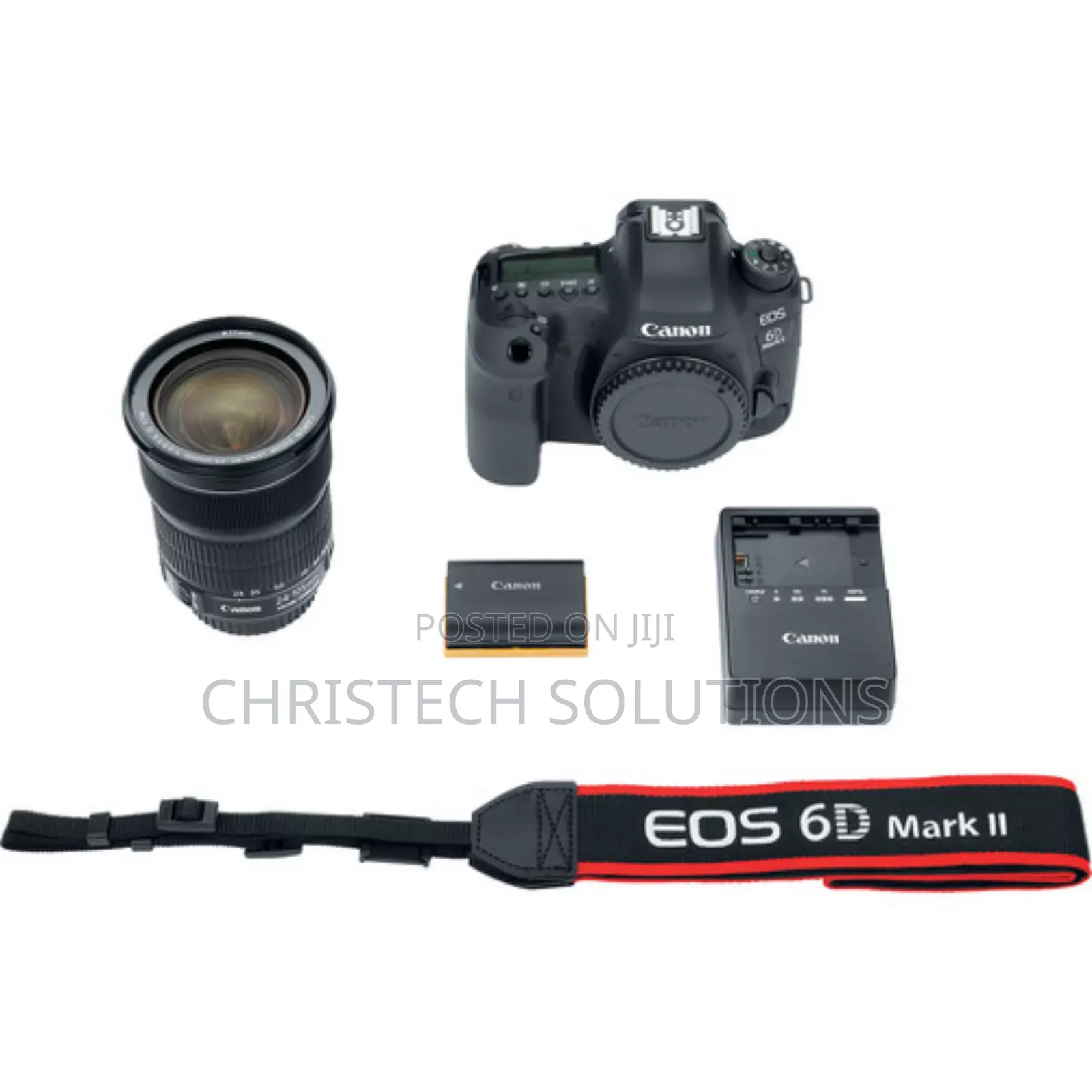 Canon Eos 6d Mark Ii Dslr Camera With 24-105mm F/3.5-5.6 Stm