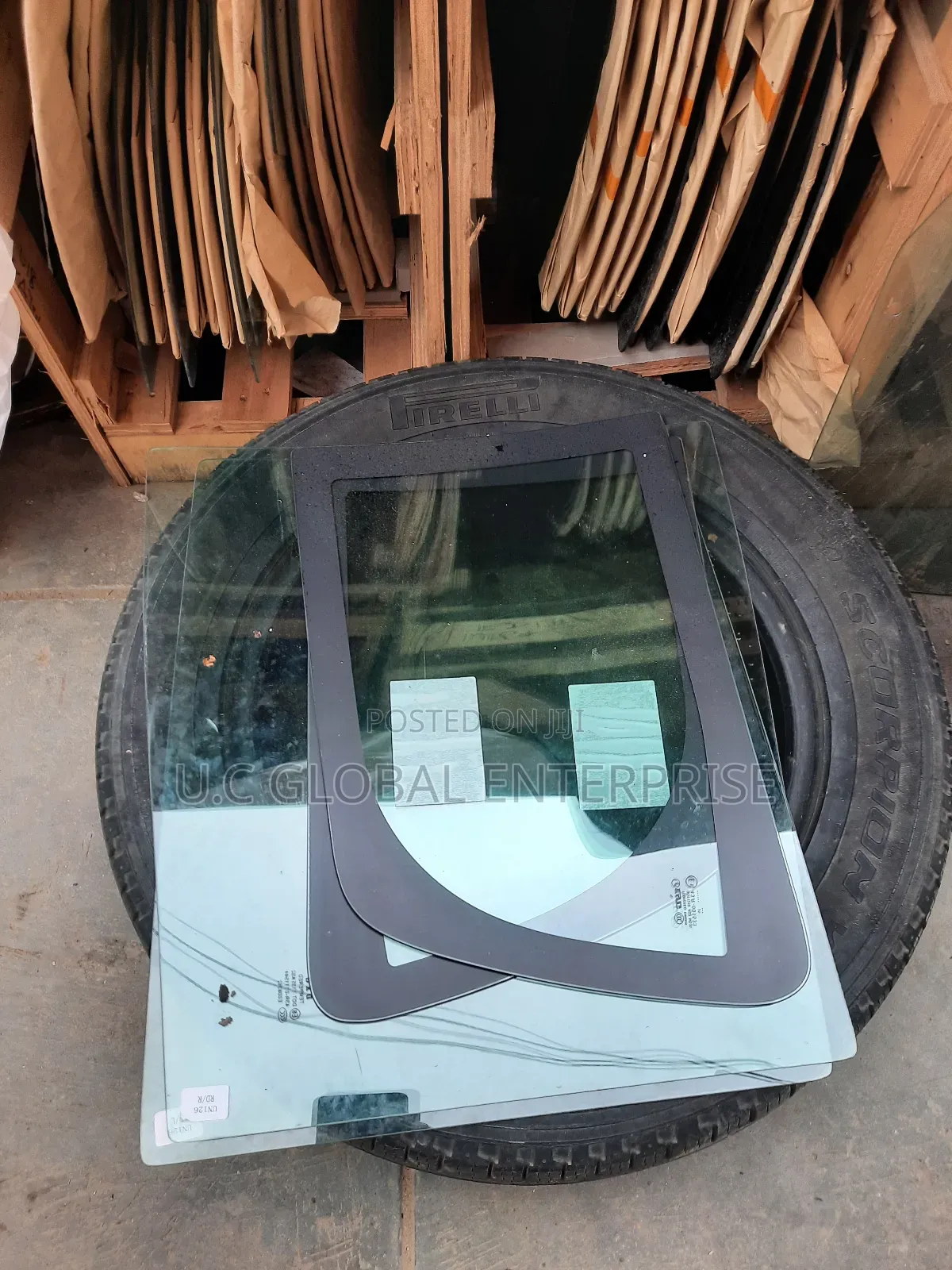 Back Pics Glass for Toyota Hilux 2018 Available