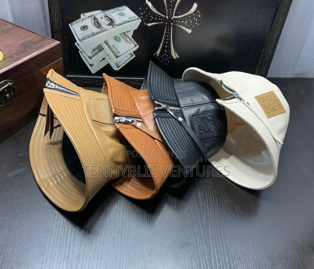 Wizkid-Inspired Loewe Luxury Latest Leather Hat Cap