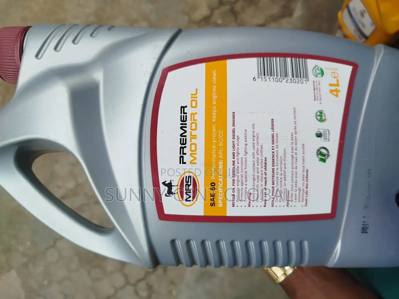 Mrs Premier Motor Oil Sae 50 5litres.
