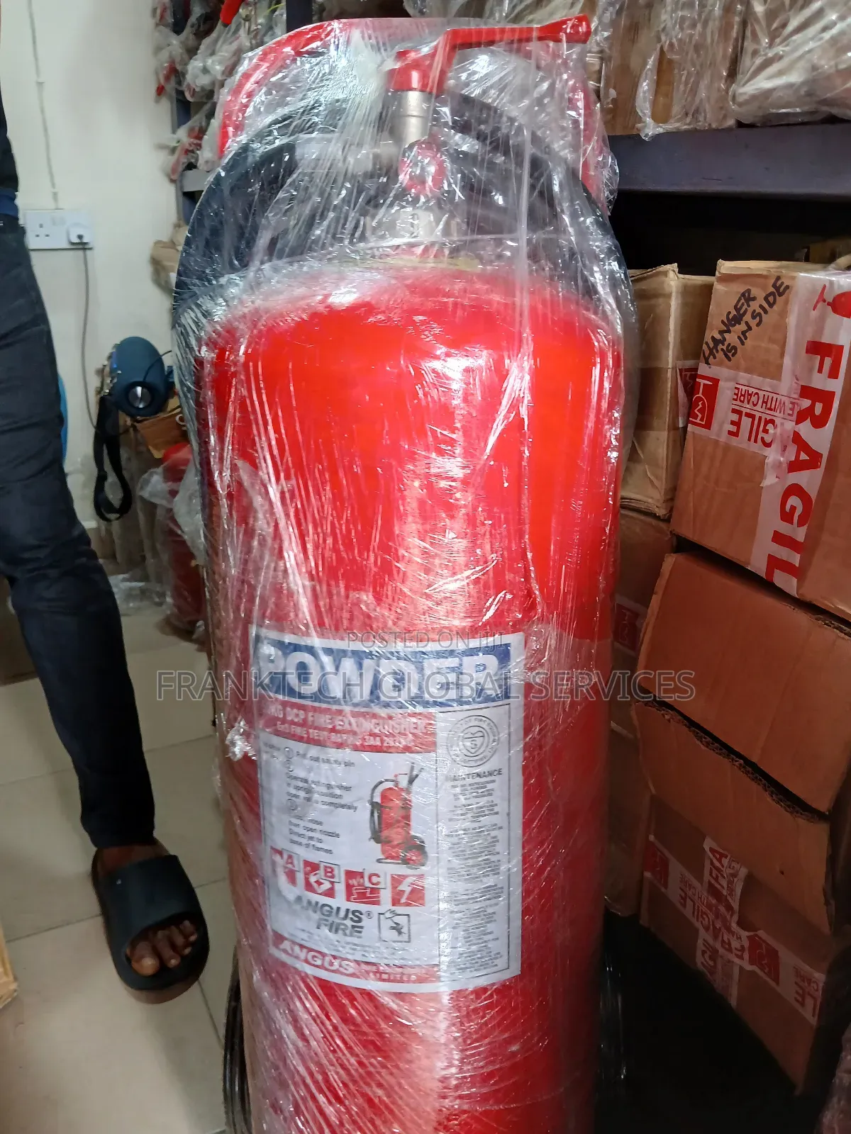 50kg Angus Fire Extinguisher Powder
