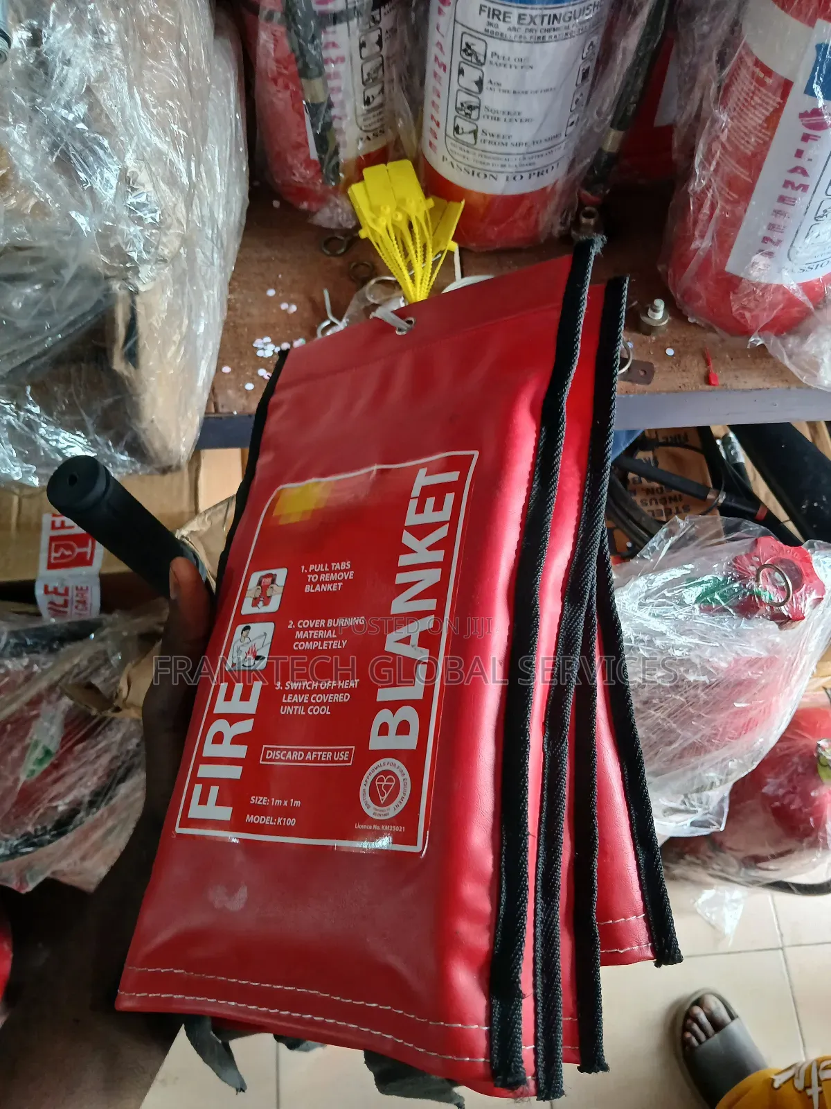 Coated Fire Blanket