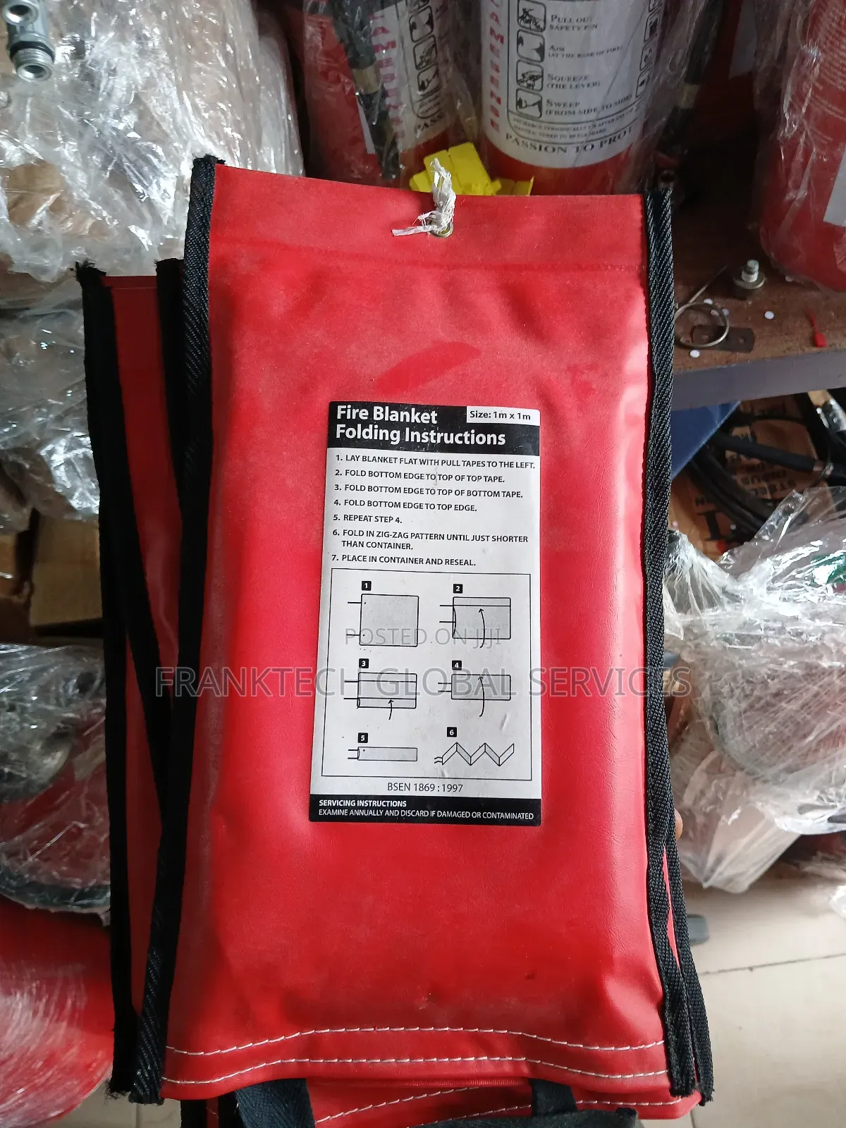 Coated Fire Blanket
