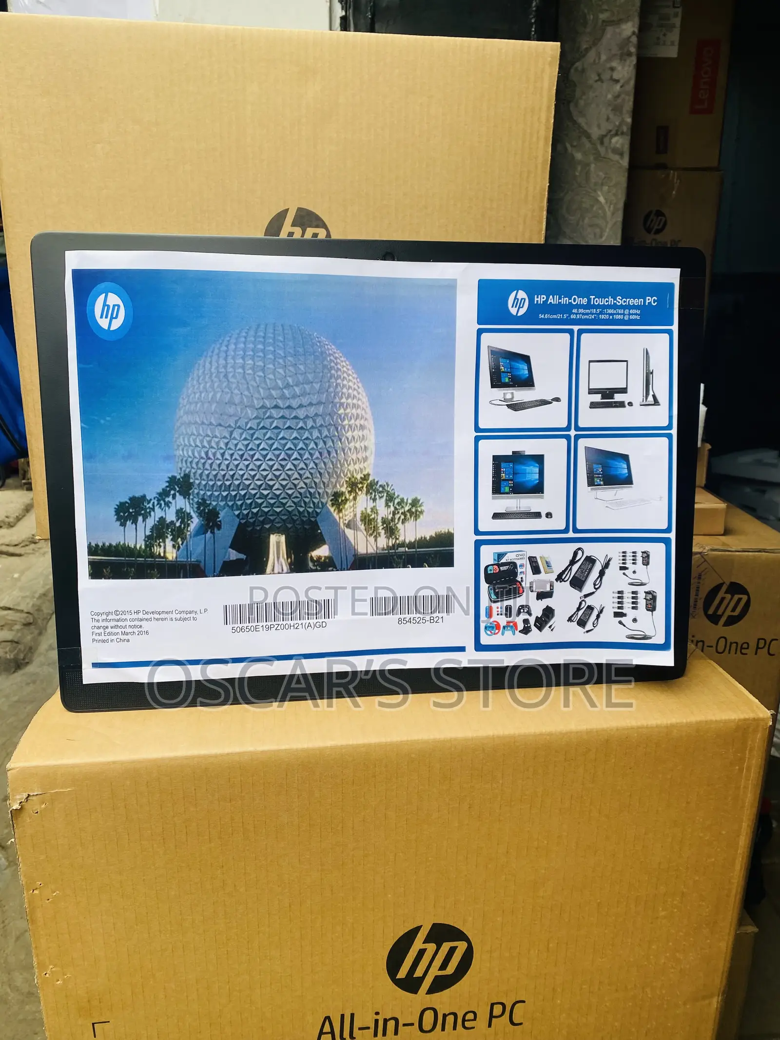 New Desktop Computer HP ProOne 600 8GB Intel Core I5 SSD 256GB