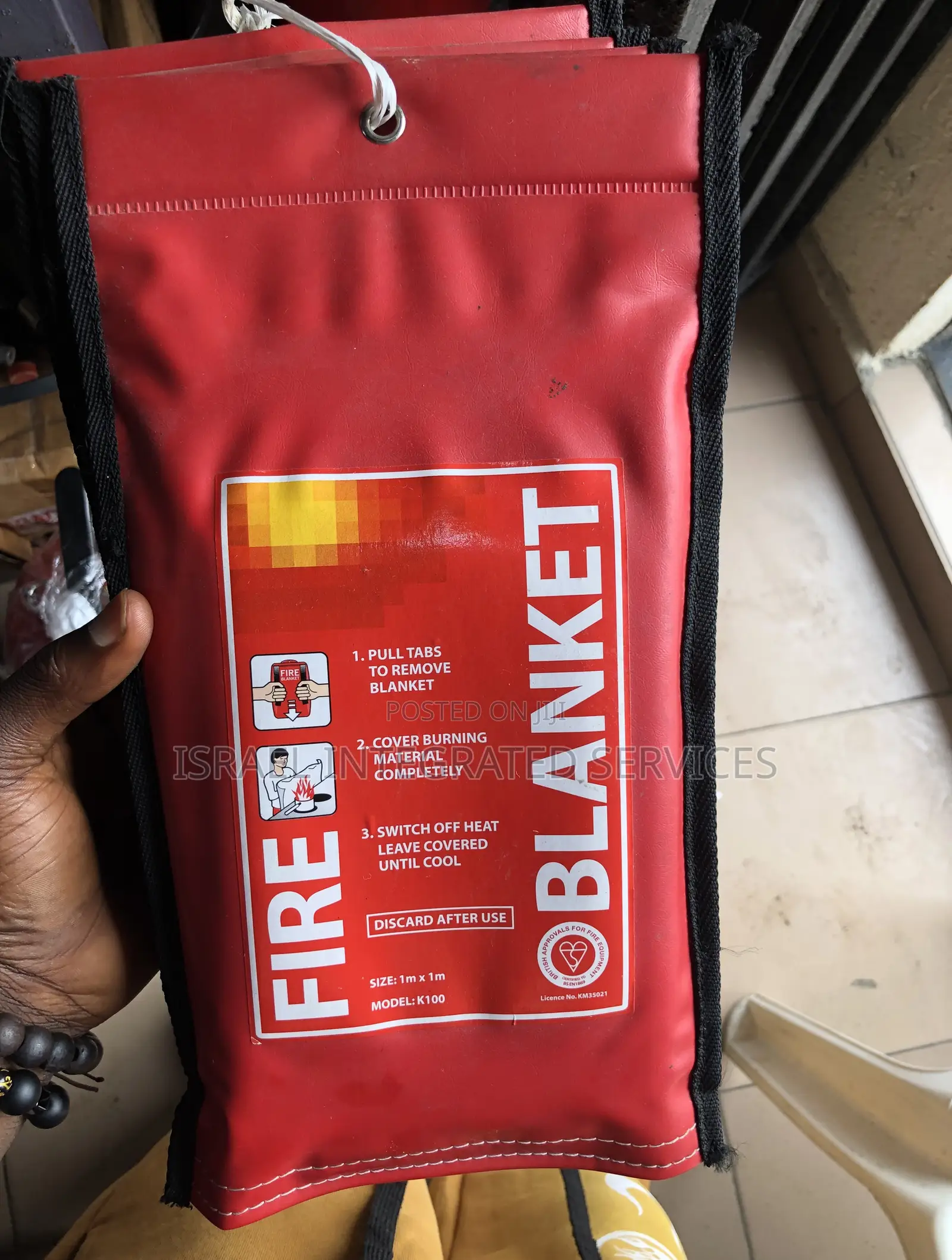 Fire Blanket Coated
