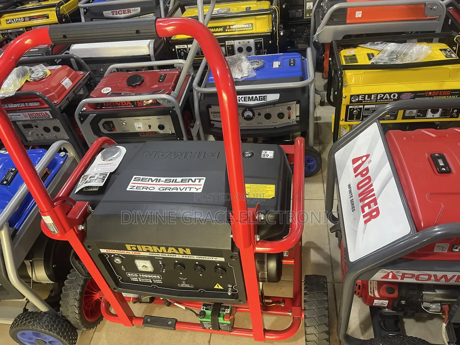 10990 Firman Petrol Key Start Generator