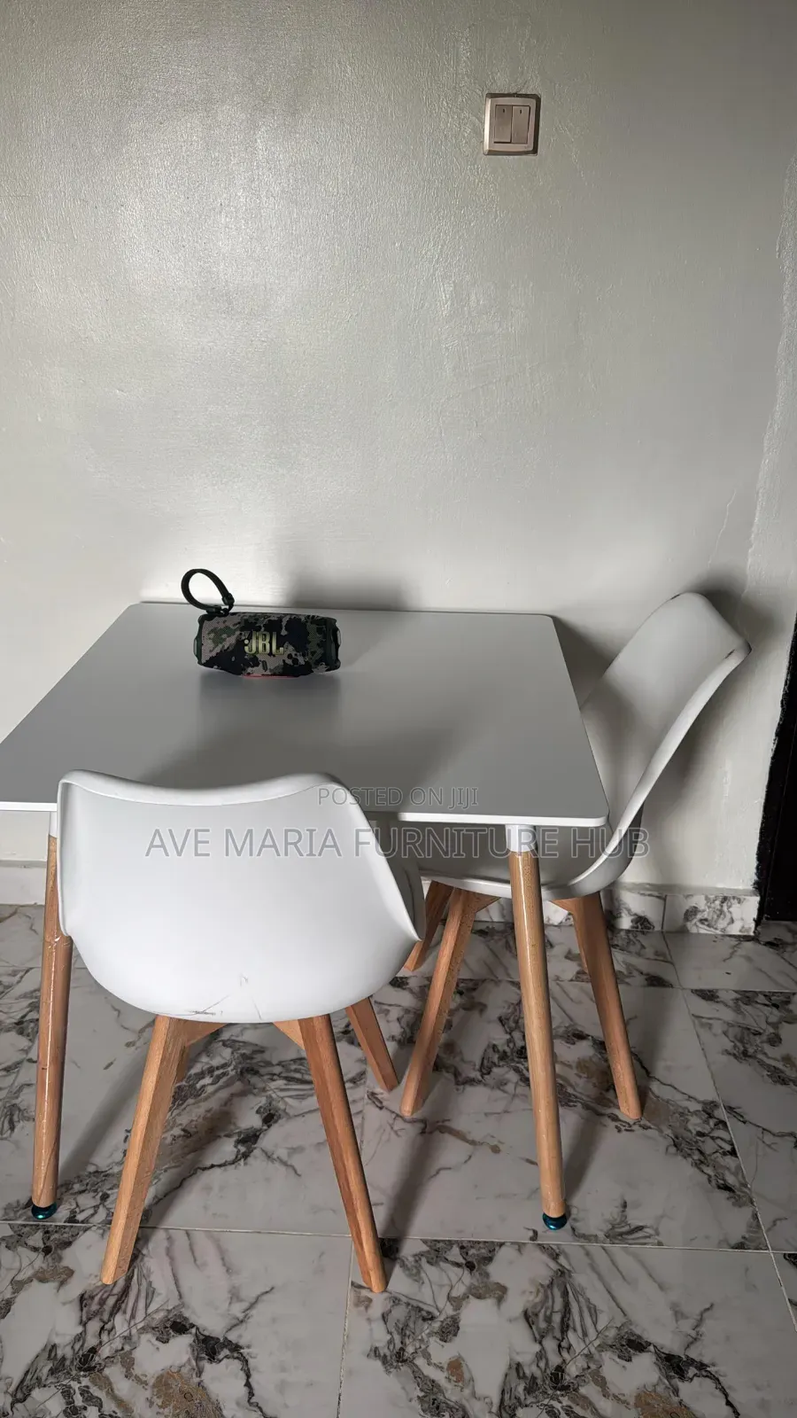 Wooden Dining Table and 2 Chairs