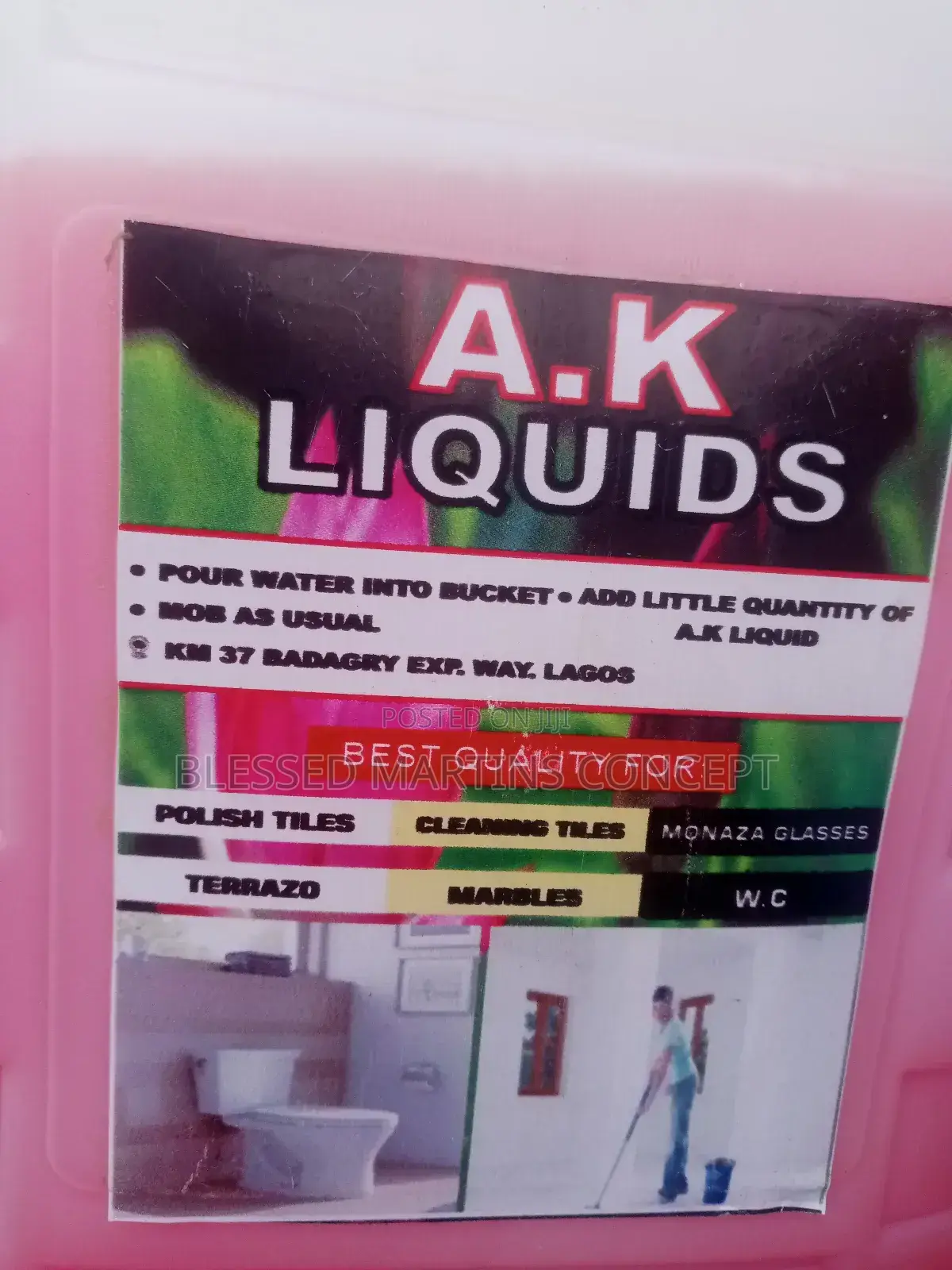 Ak Liquids Polish for Tile, Marble, Window/Glass, Terrazzo