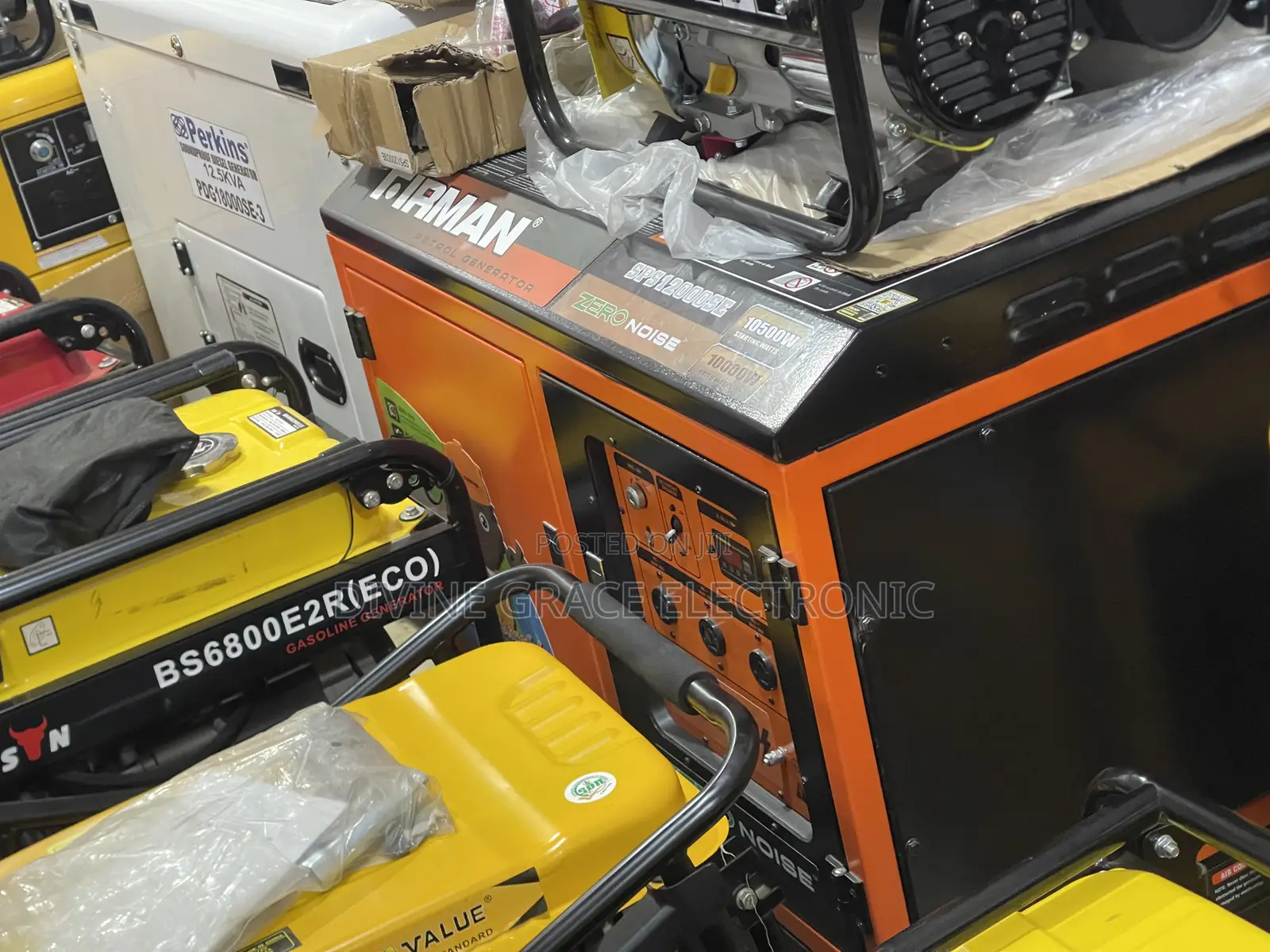 12kva Soundproof Firman Petrol Generatorrrr