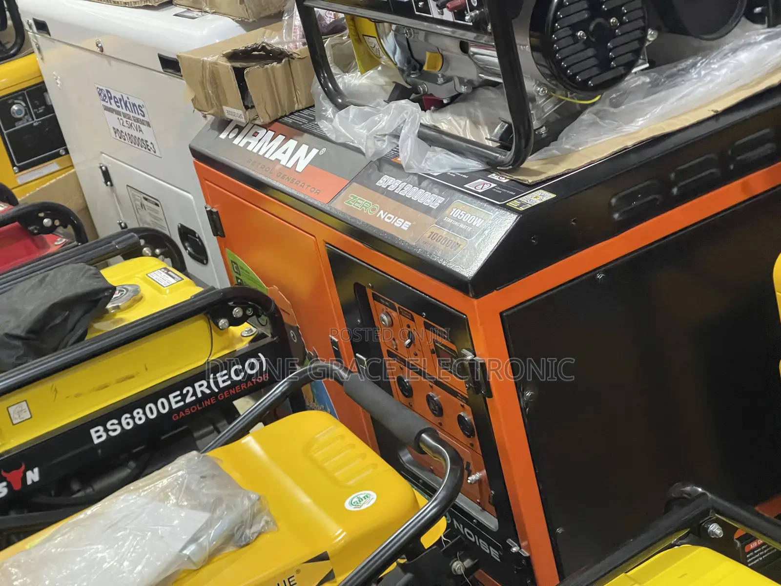 12kva Soundproof Firman Petrol Generatorrrr