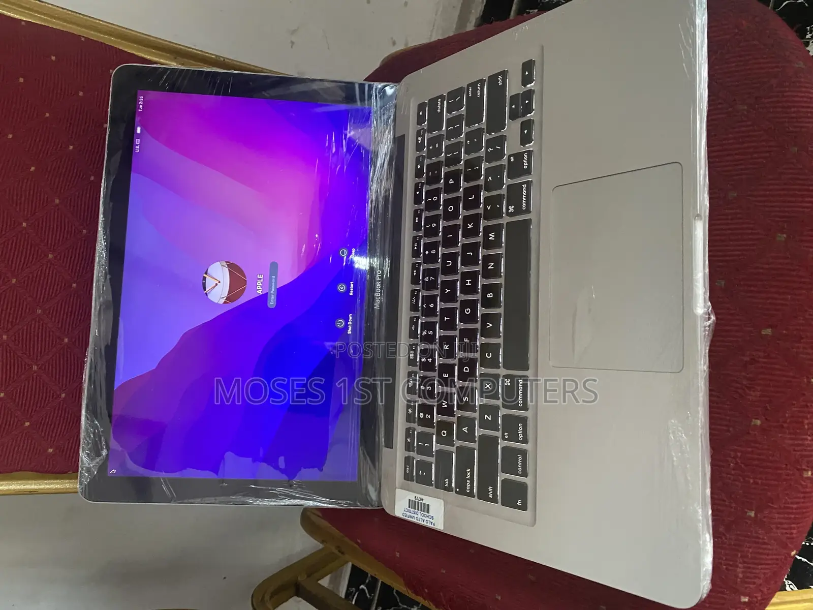 New Laptop Apple MacBook Pro 8GB Intel Core I5 HDD+SSD 500GB
