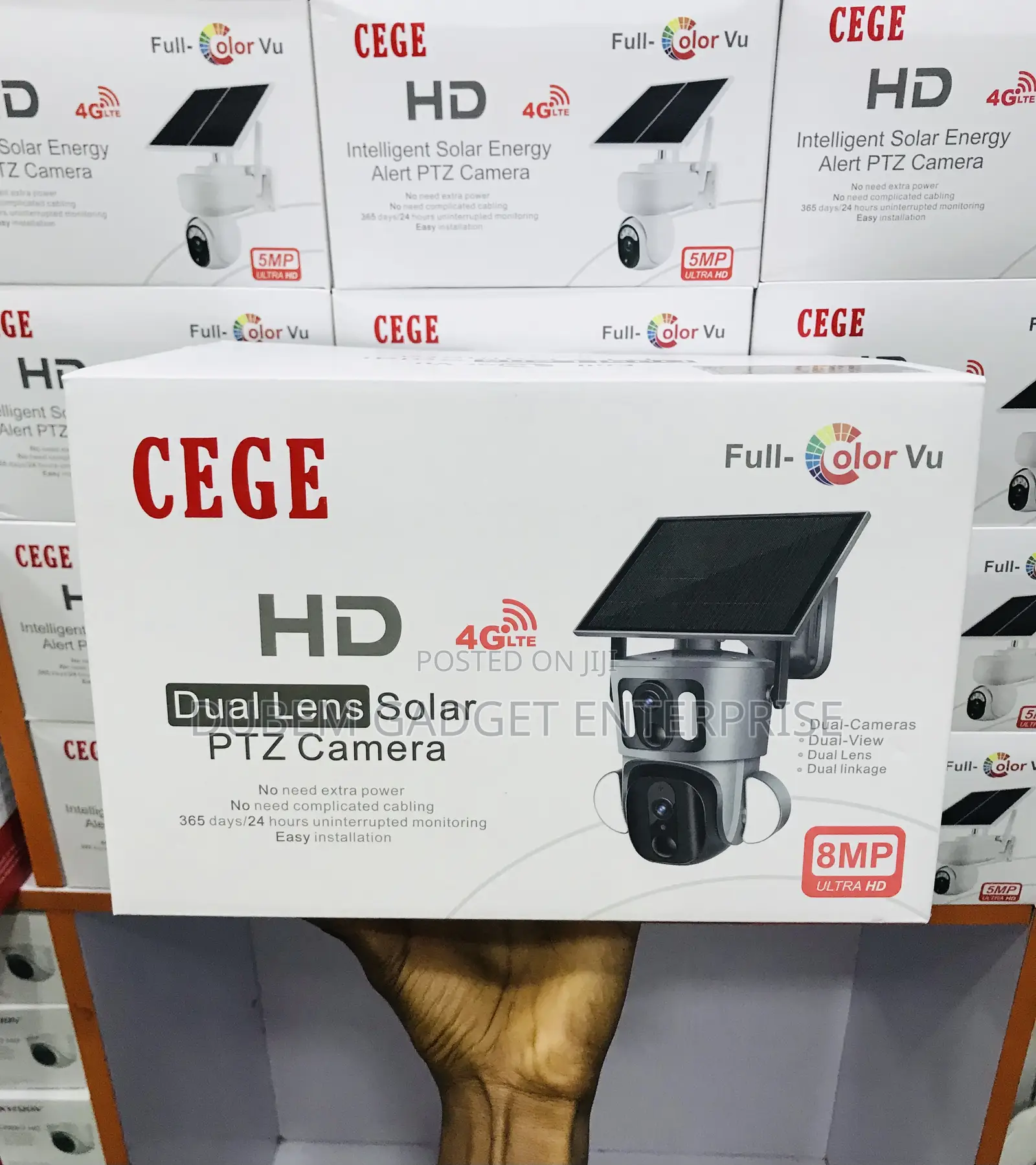 High Quality 4g Solar PTZ Camera Dual Lens