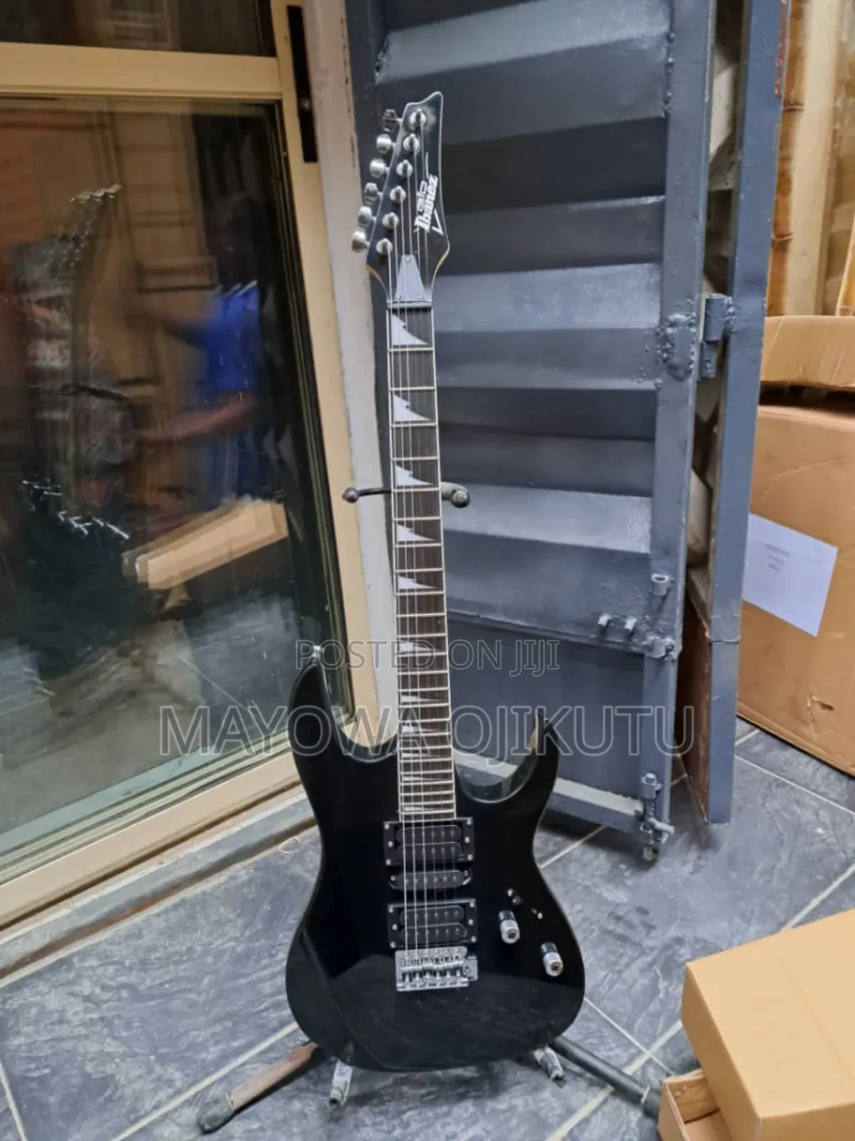 Ibanez Grg170dx-BKN Gio Series Electric Guitar Black Night